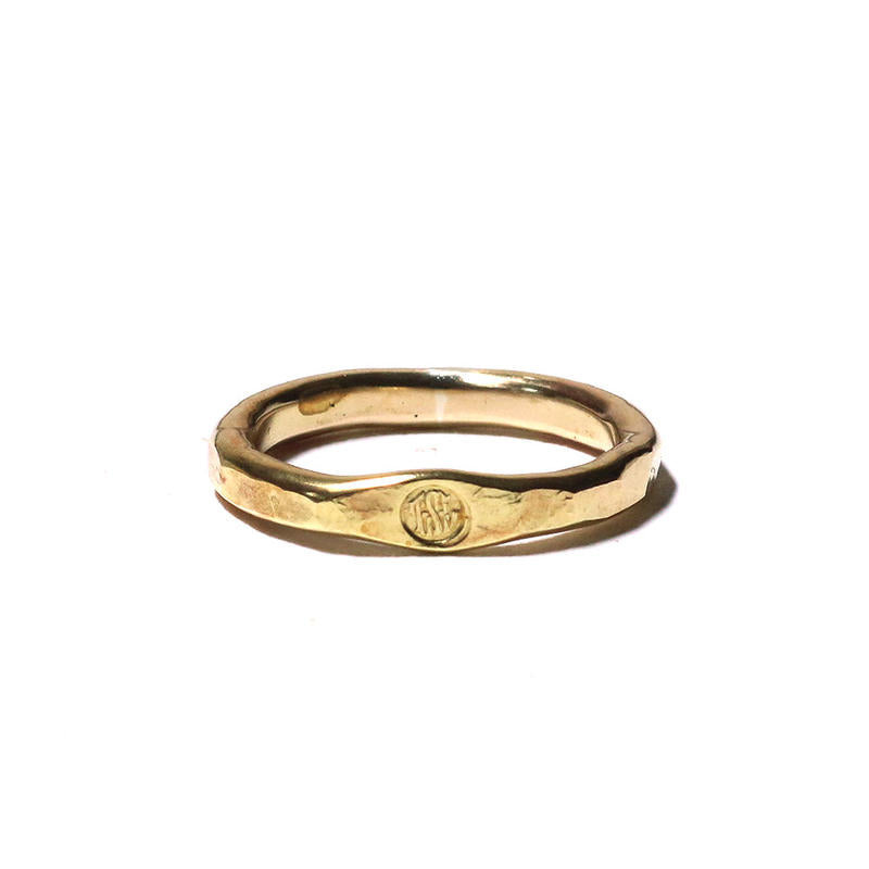 brass fine ring
