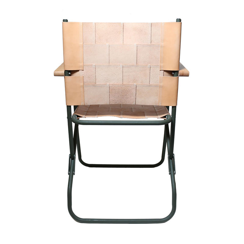 Patchwork leather chair