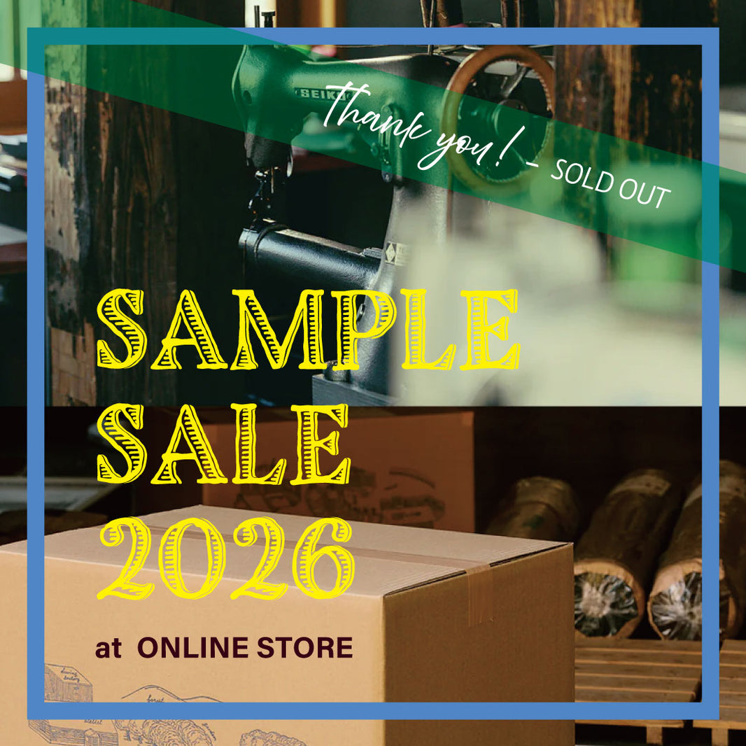 Sample Sale 終了と発送についてのお知らせ