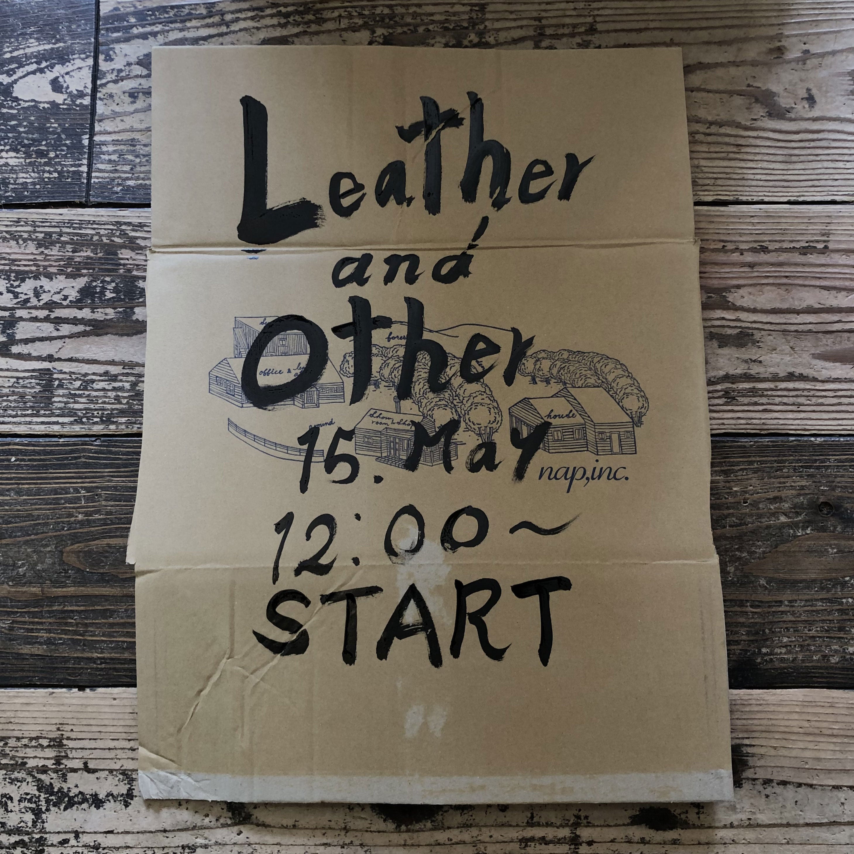 「Leather and Other」サンプルセールのお知らせ