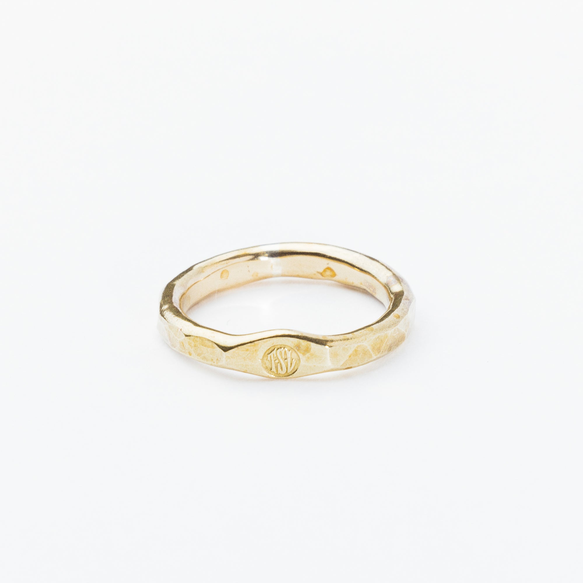 brass fine ring