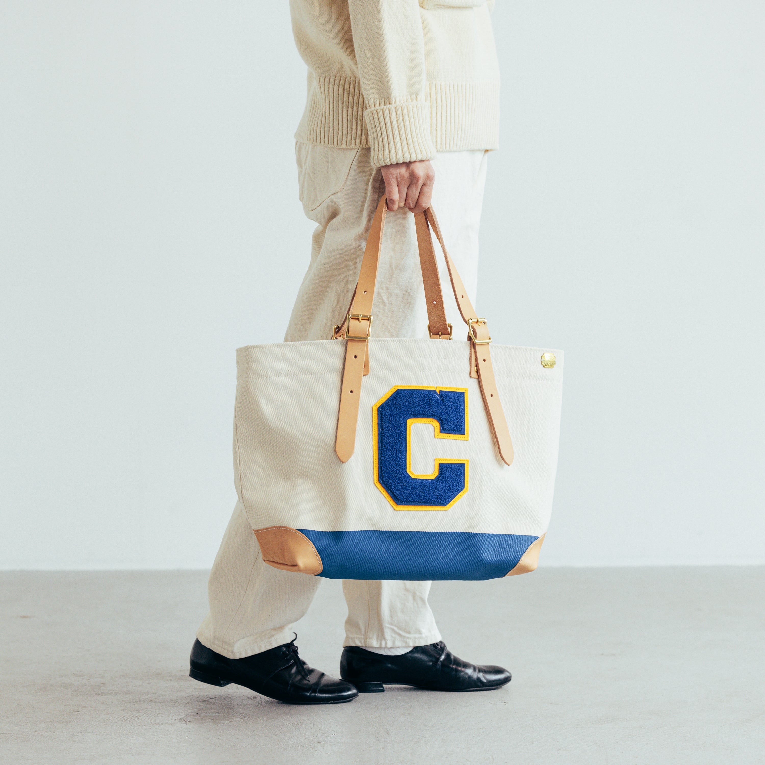 SL1155 engineer tote bag S leather corner【C】限定品