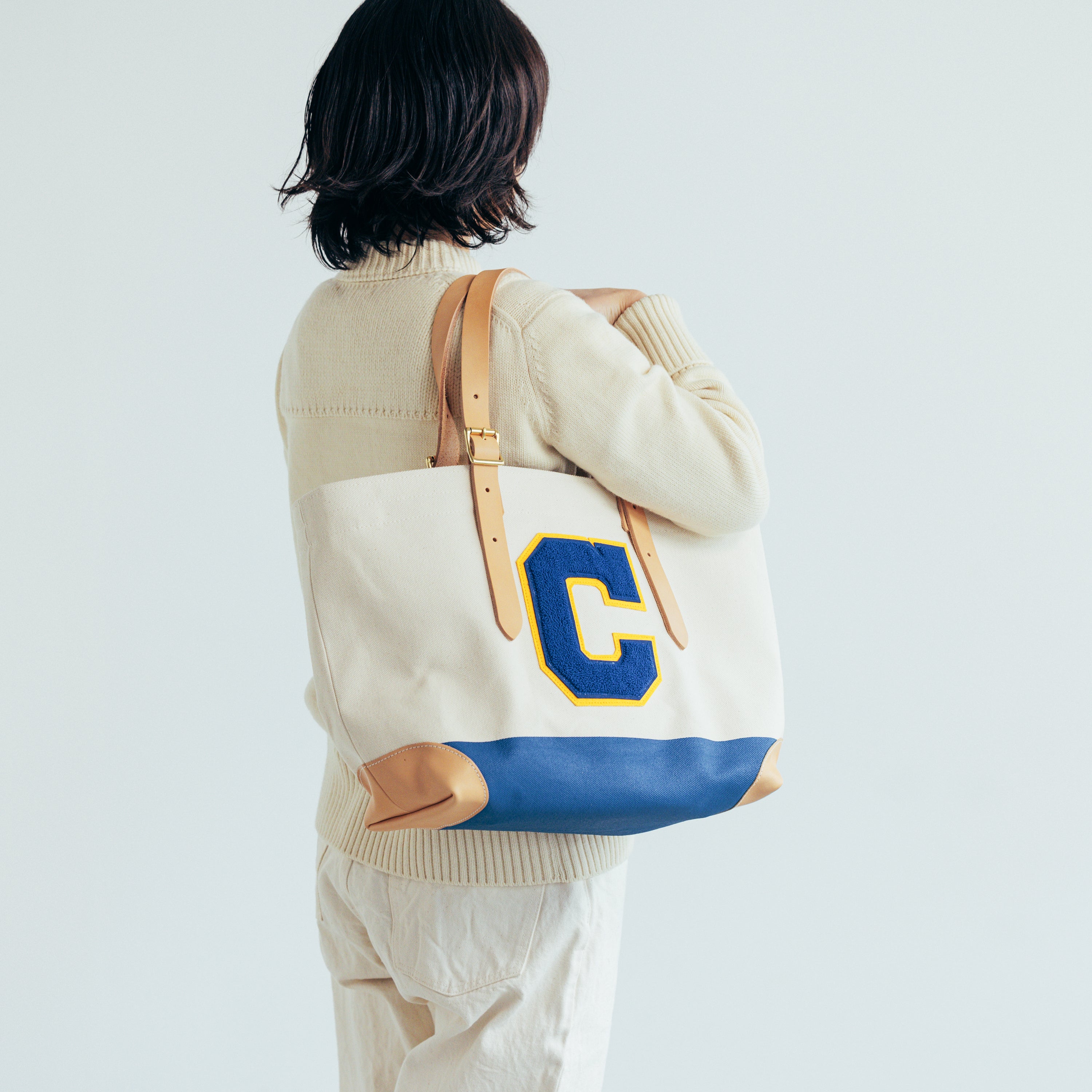 SL1155 engineer tote bag S leather corner【C】限定品