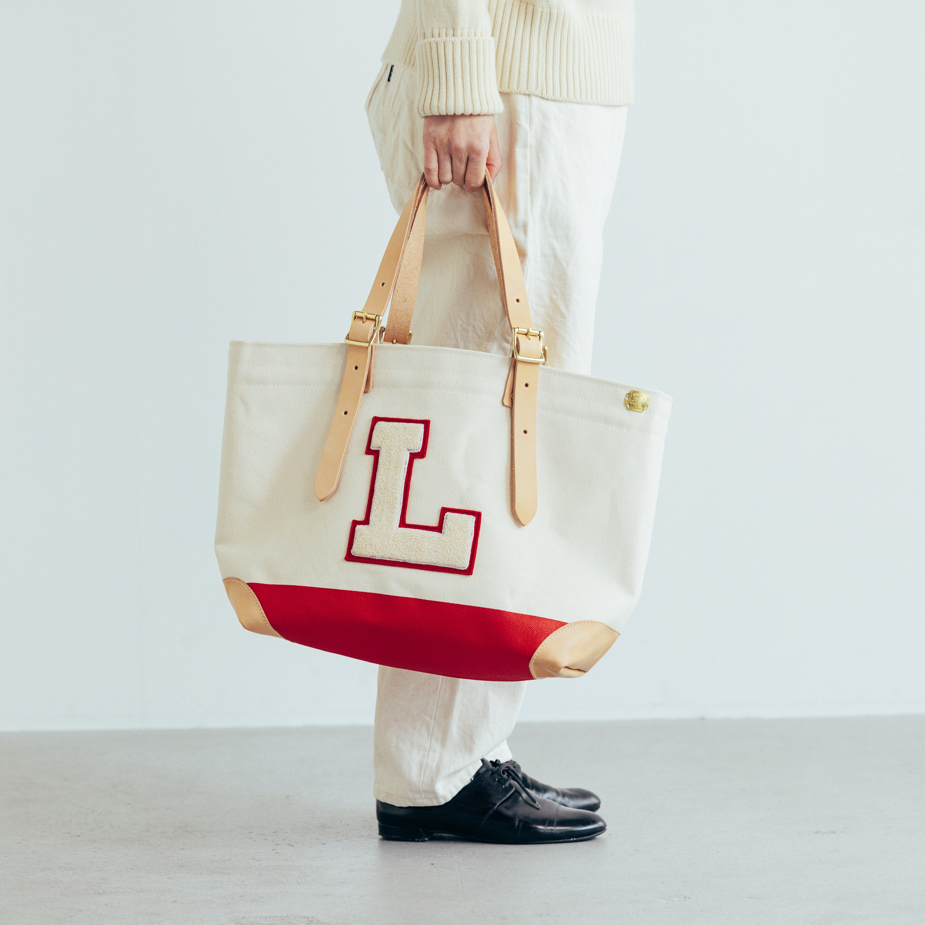 Sl1152 engineer tote bag S leather corner【L】限定品