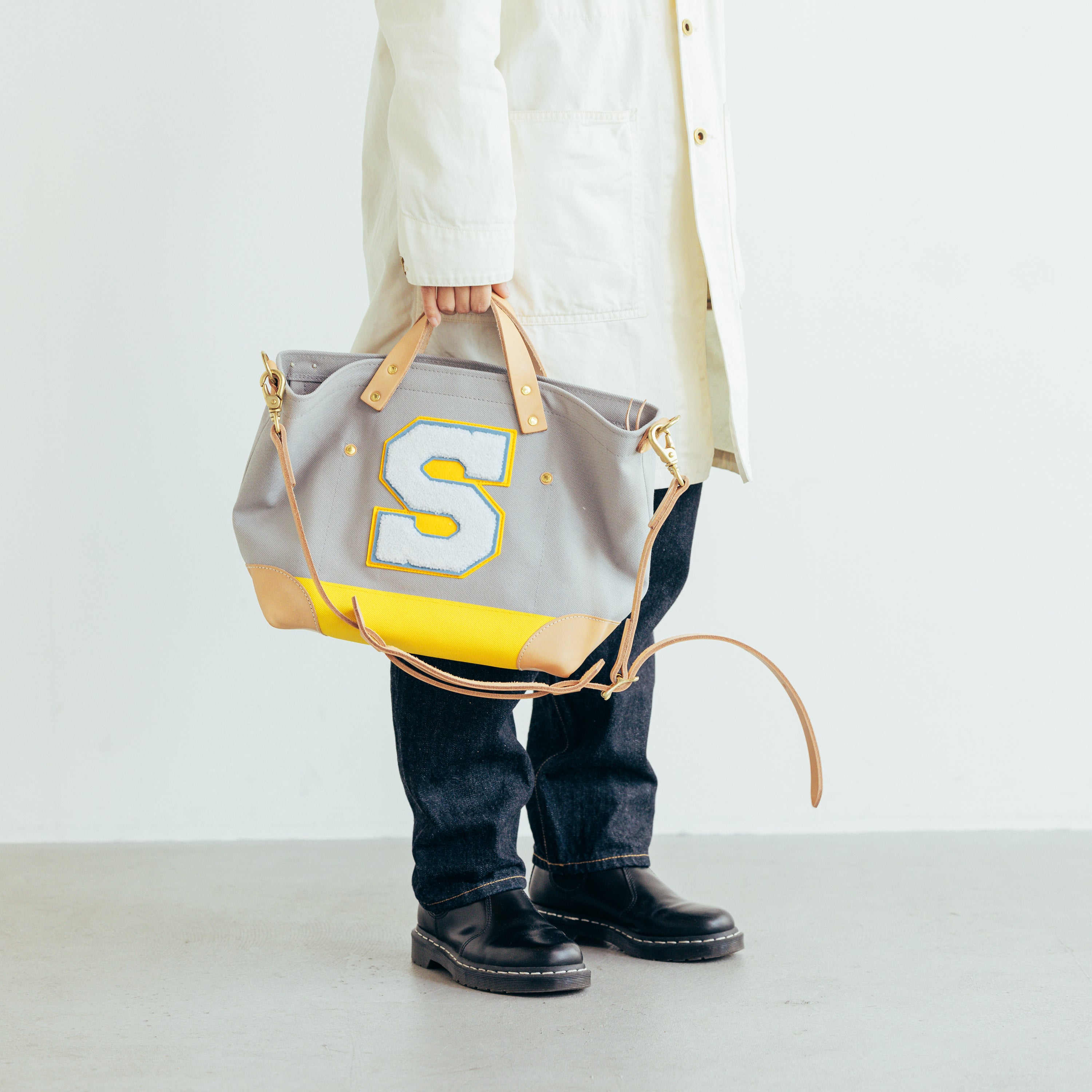 SL1153 engineer shoulder bag XS leather corner【S】限定品