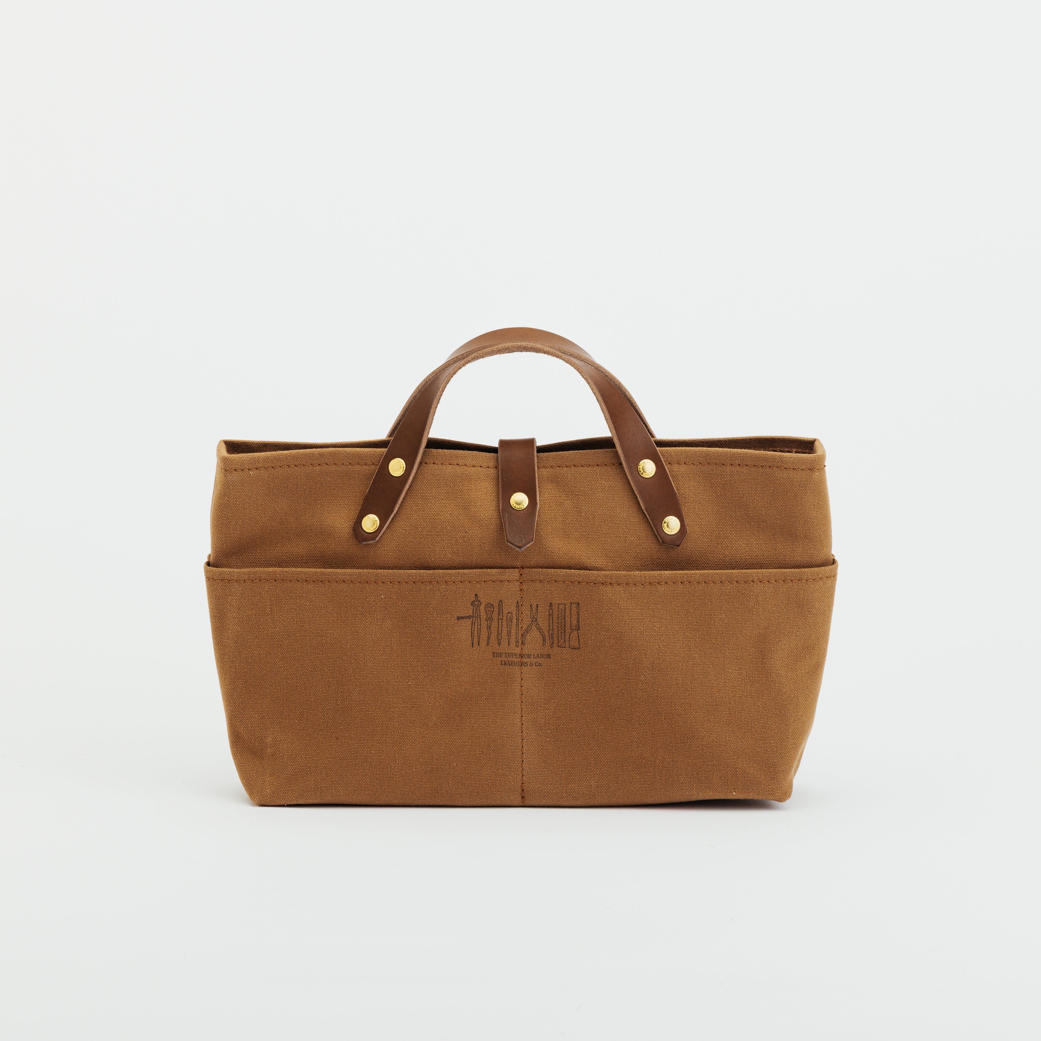 SL1706 paraffin canvas mini bag