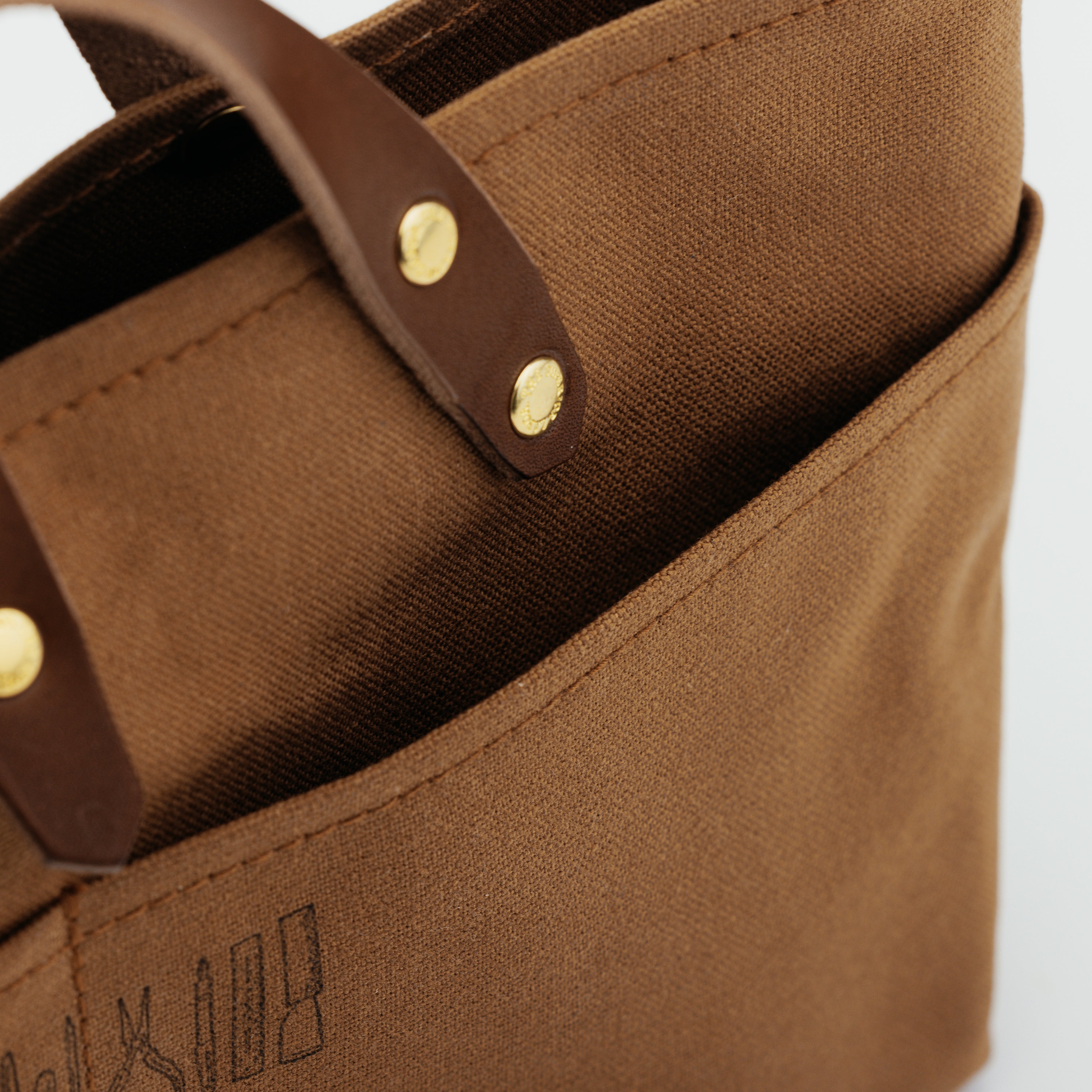 SL1706 paraffin canvas mini bag