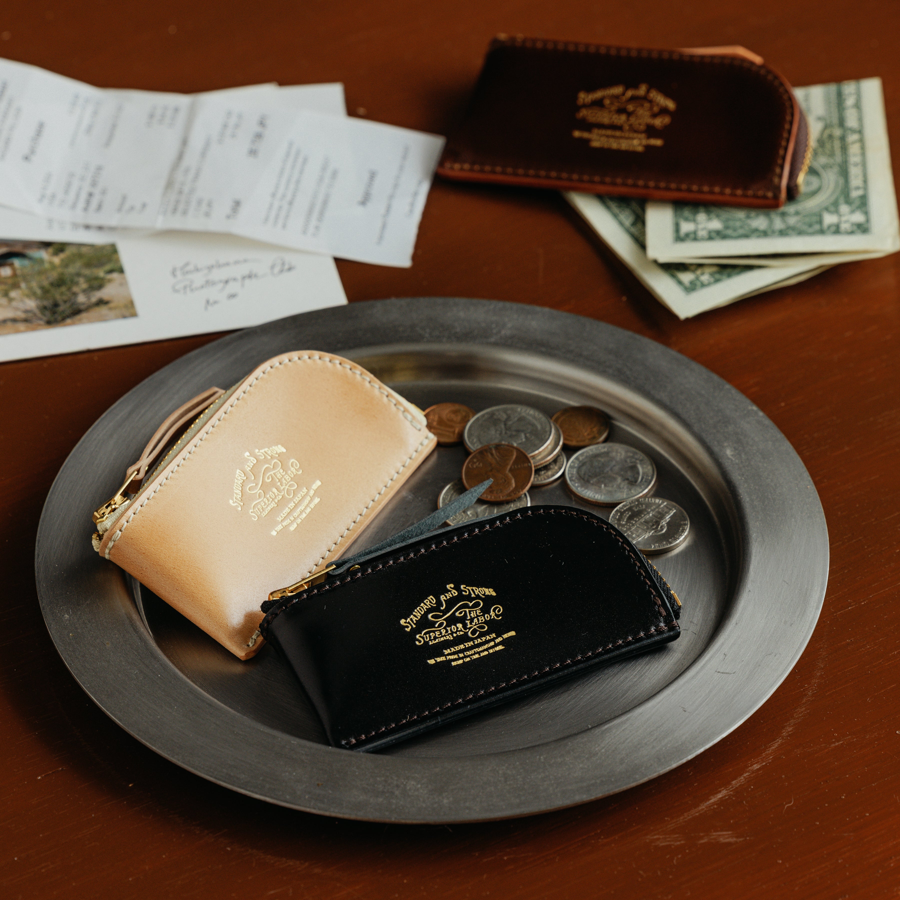 SL1724 coin purse kid/cordovan