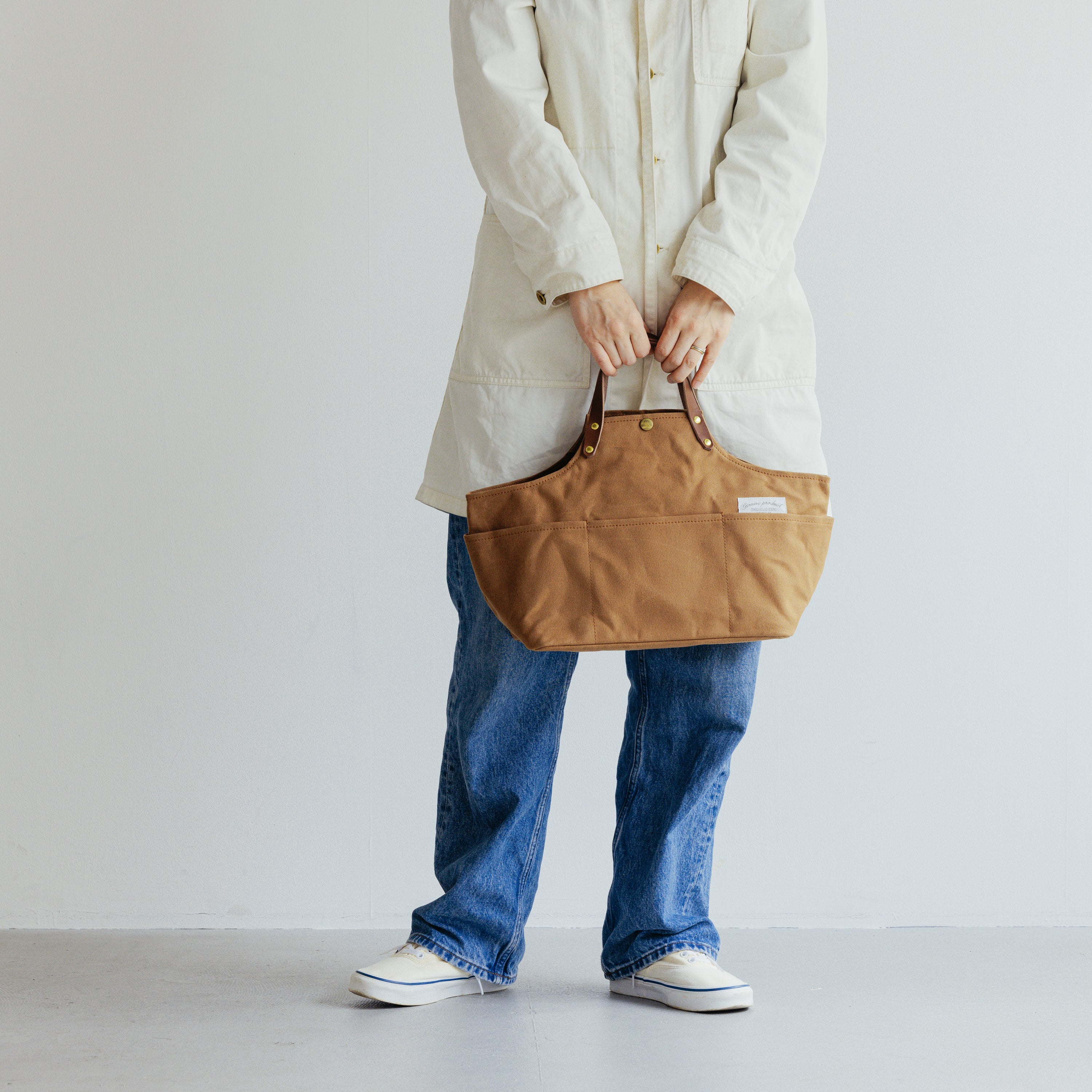 SL1707 paraffin canvas apron bag