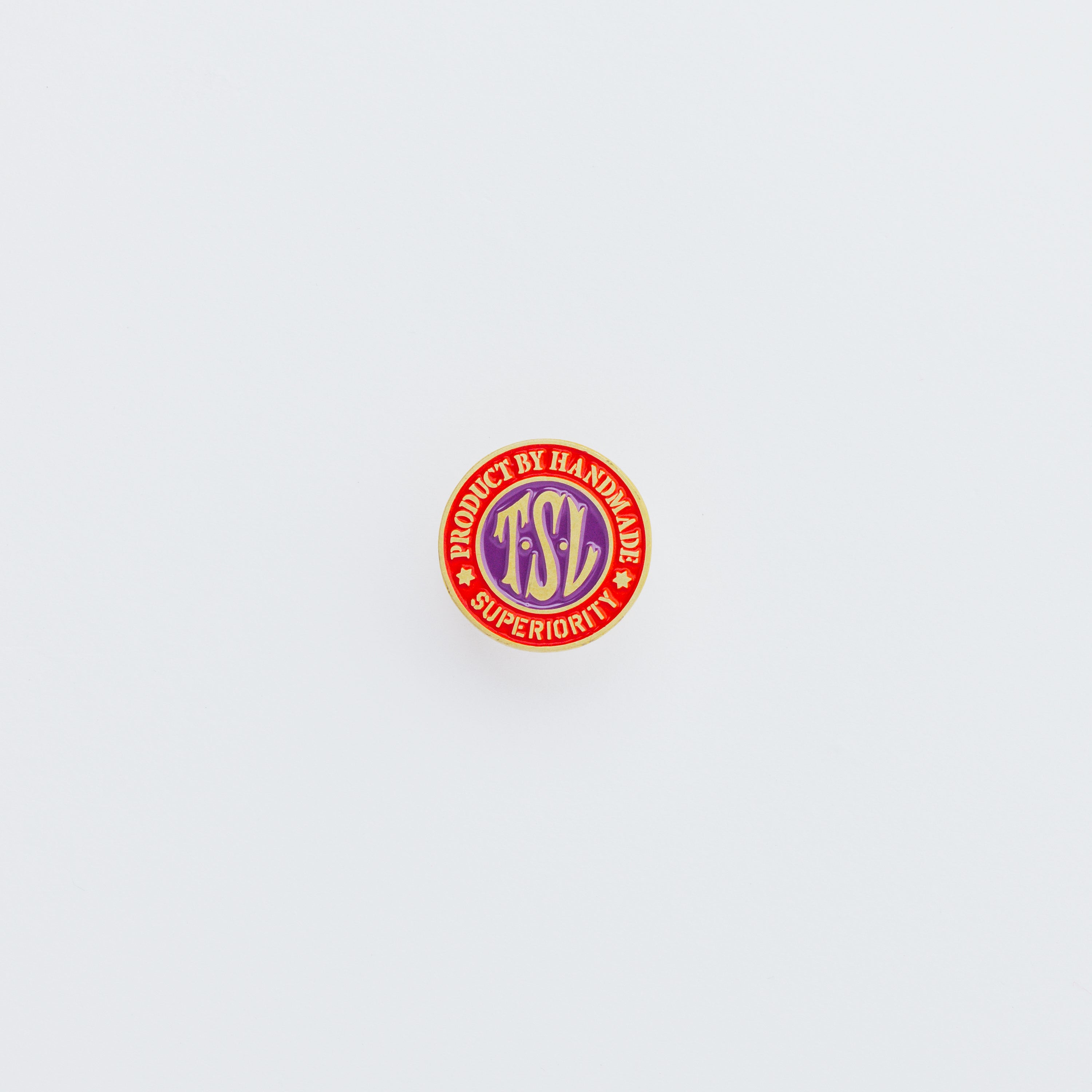 THE SUPERIOR LABOR Logo Pin -TSL Berry