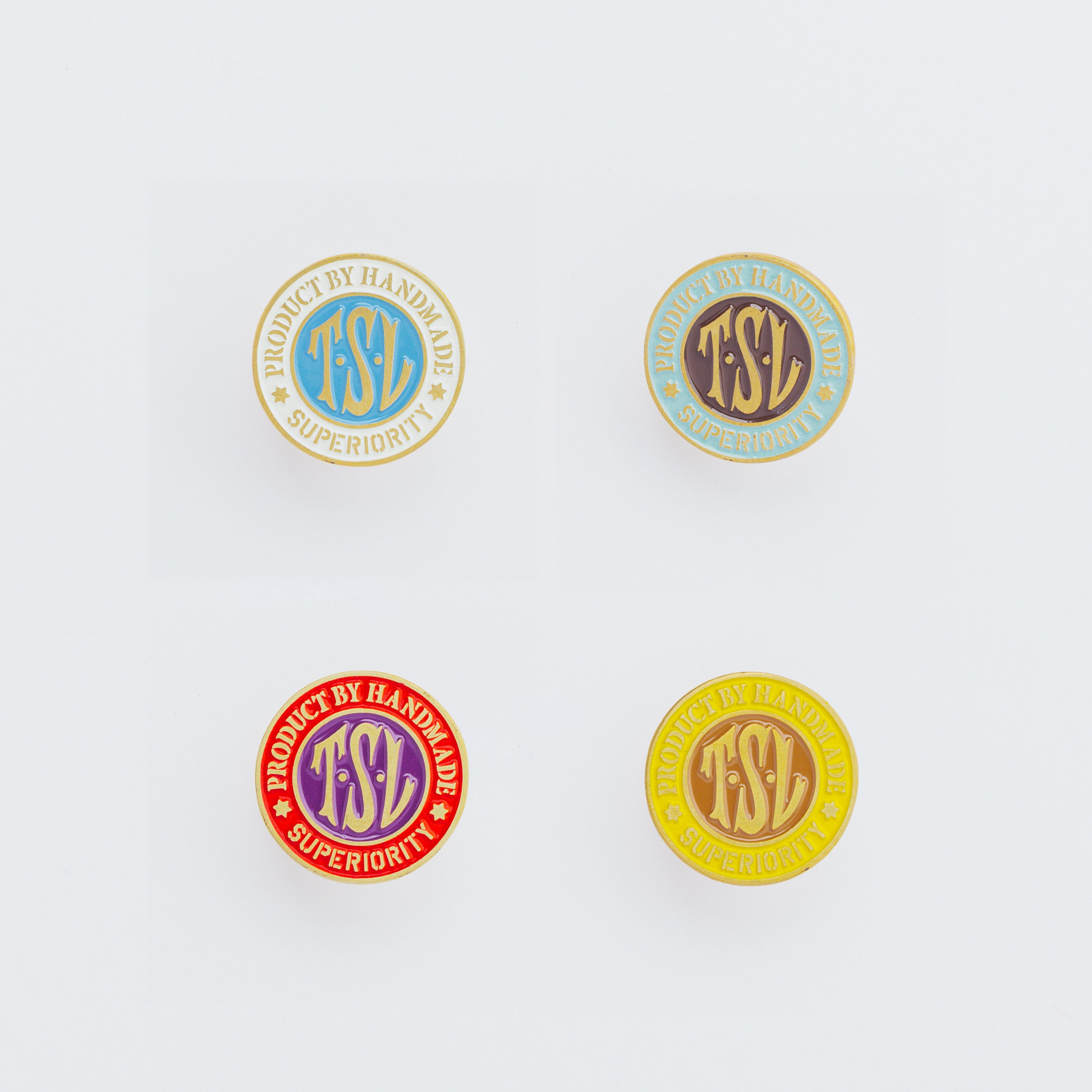 THE SUPERIOR LABOR Logo Pin -TSL (4 colours)