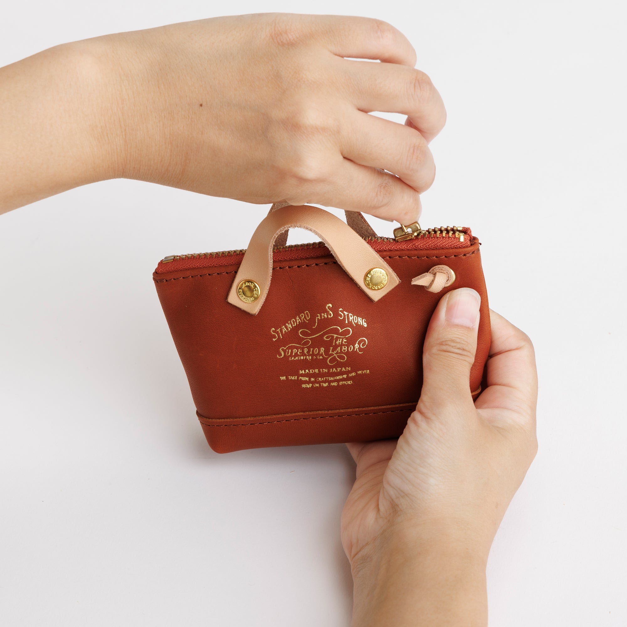 SL1746 all leather engineer key case