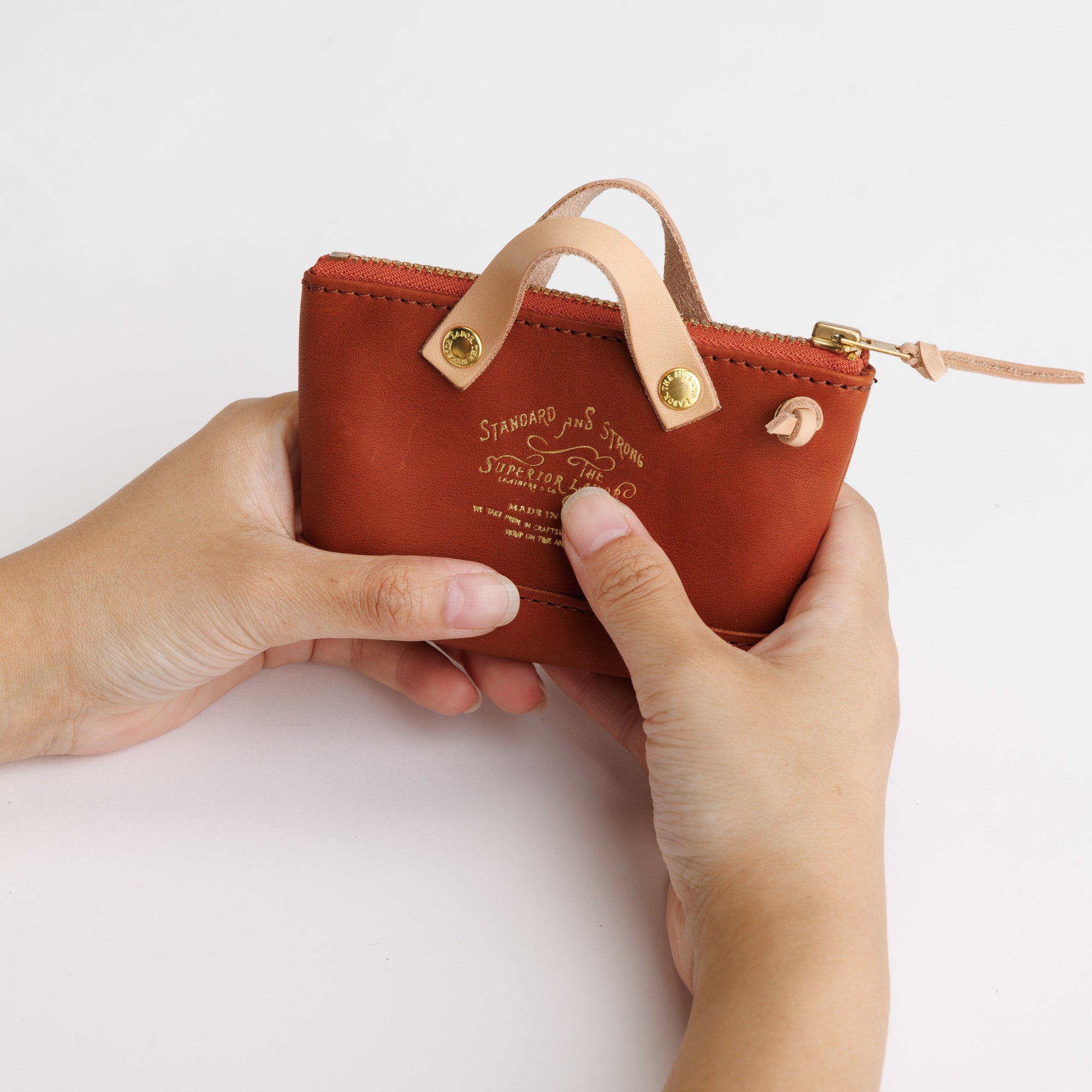 SL1746 all leather engineer key case
