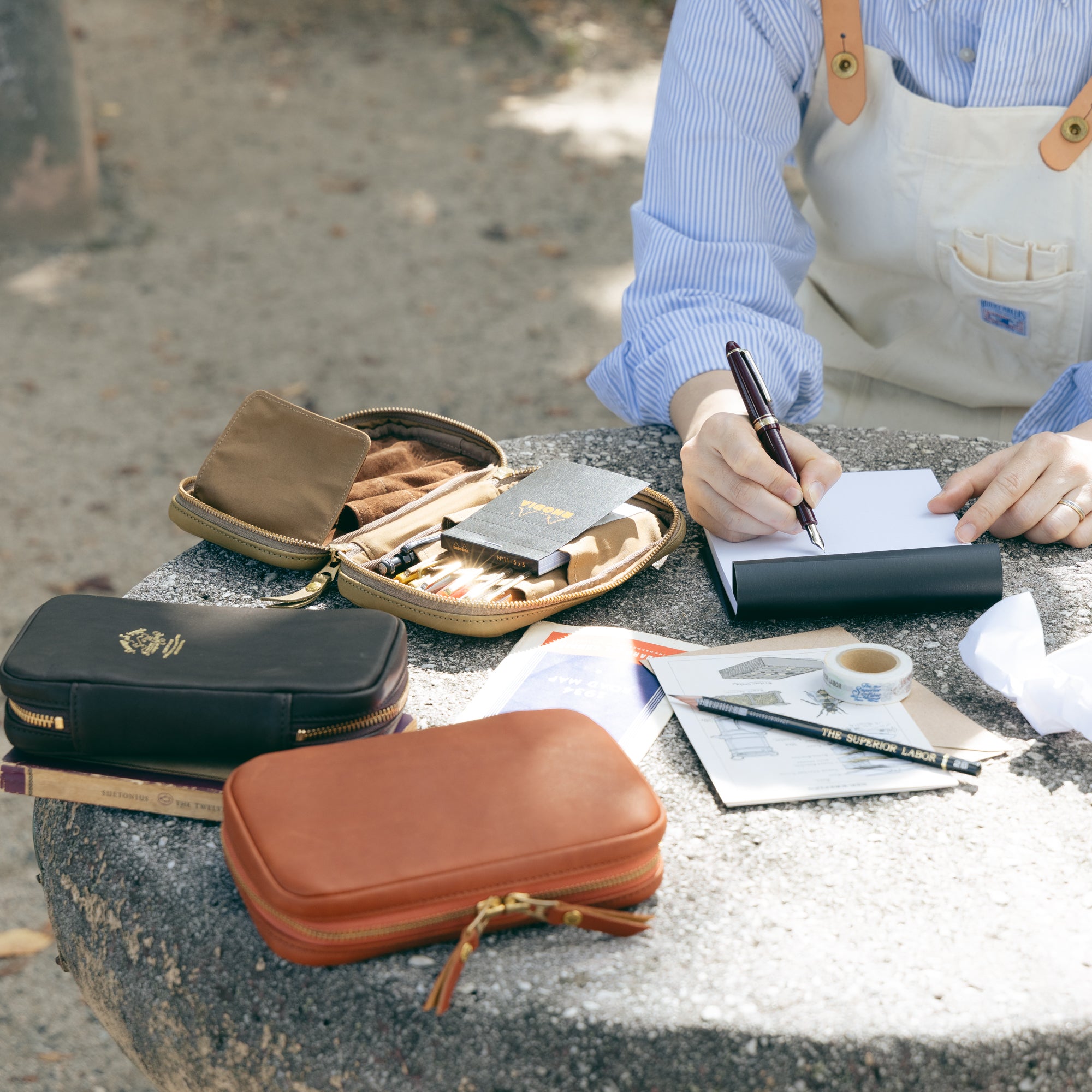 SL1748 writer's leather case