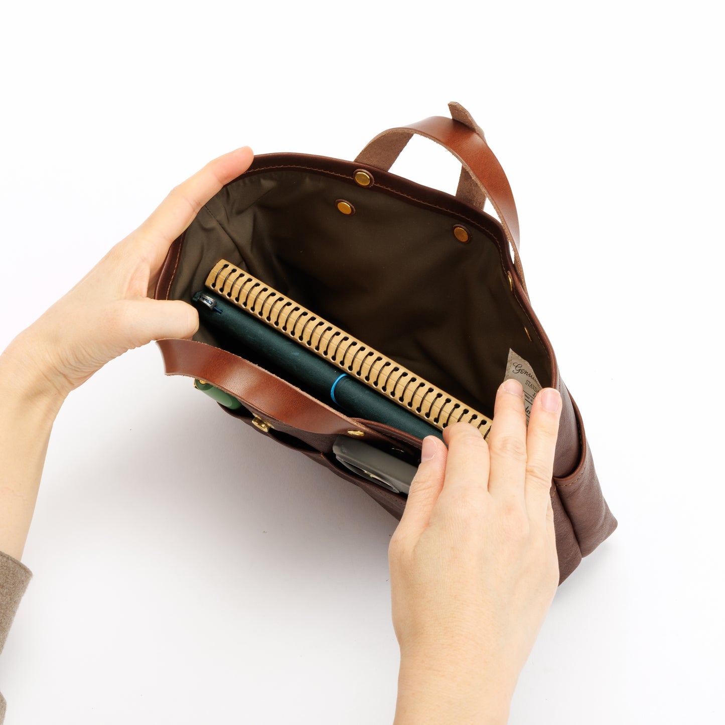 THE SUPERIOR LABOR All Leather Mini Bag (2 colours)