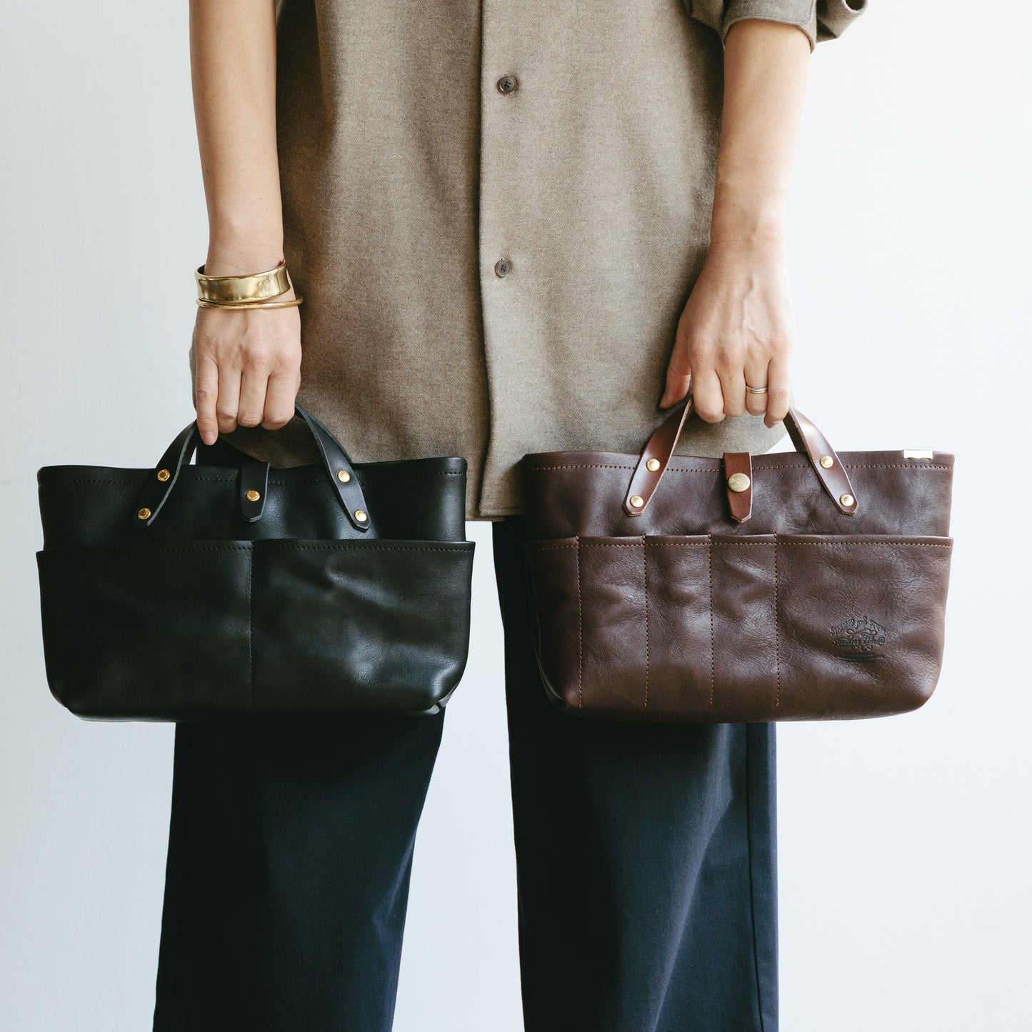 THE SUPERIOR LABOR All Leather Mini Bag (2 colours)