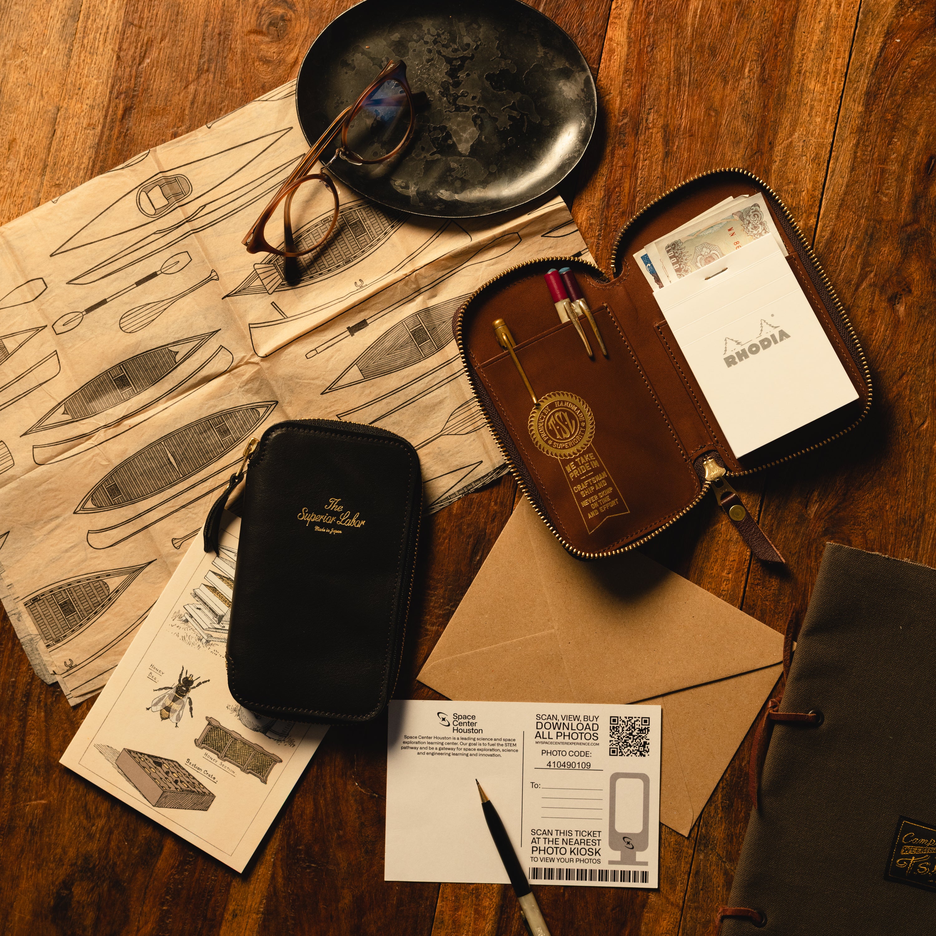 THE SUPERIOR LABOR Zip Pen Case (2 colours)