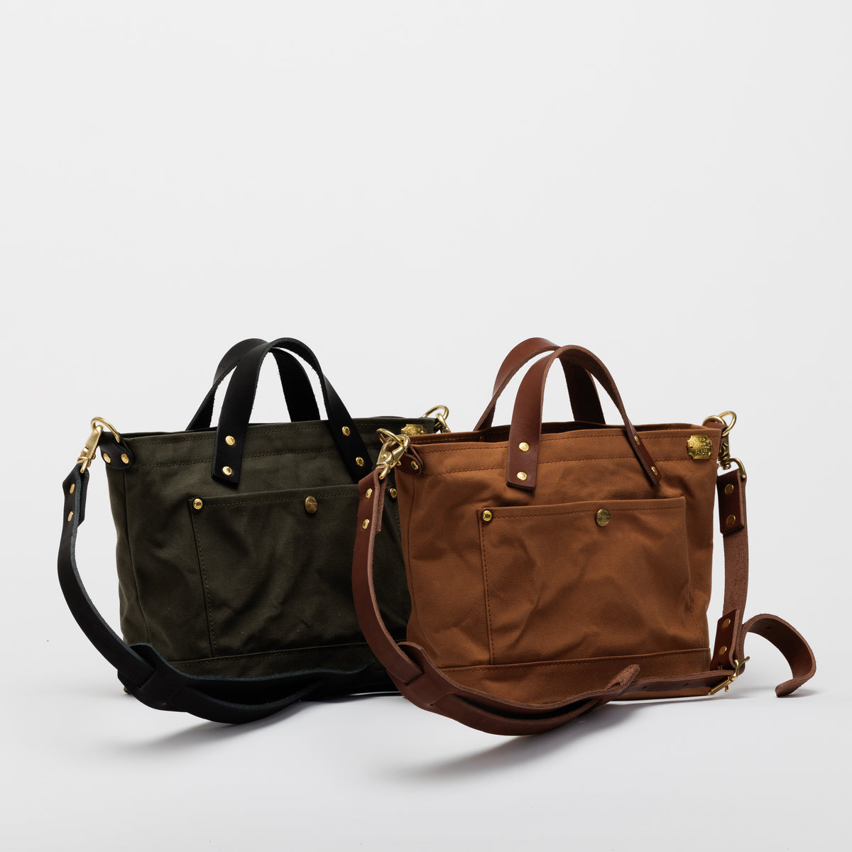 SL1761 paraffin canvas shoulder bag