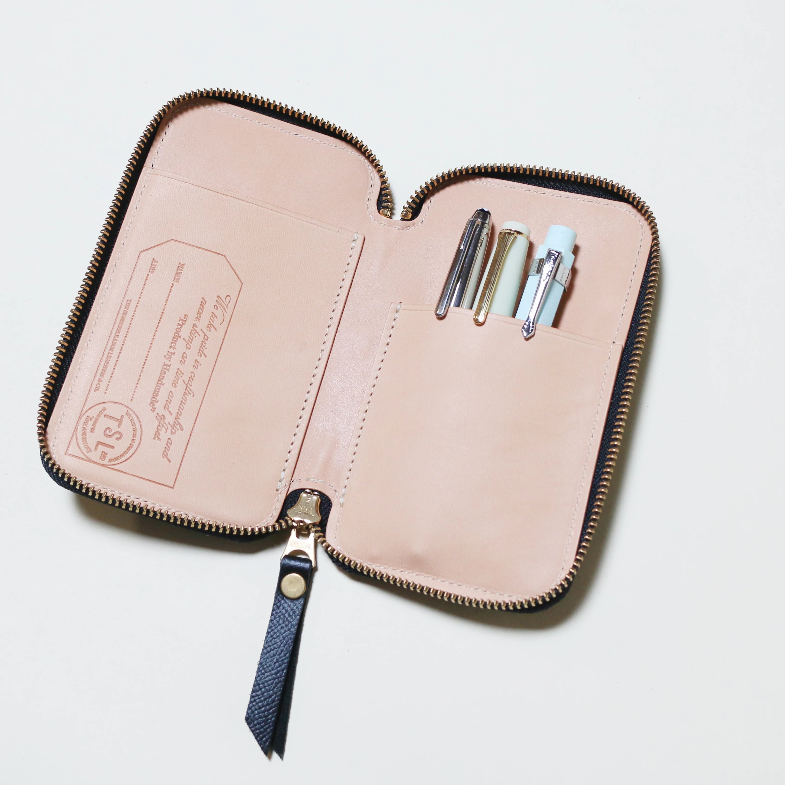 SL0814 Calf Zip Pen Case