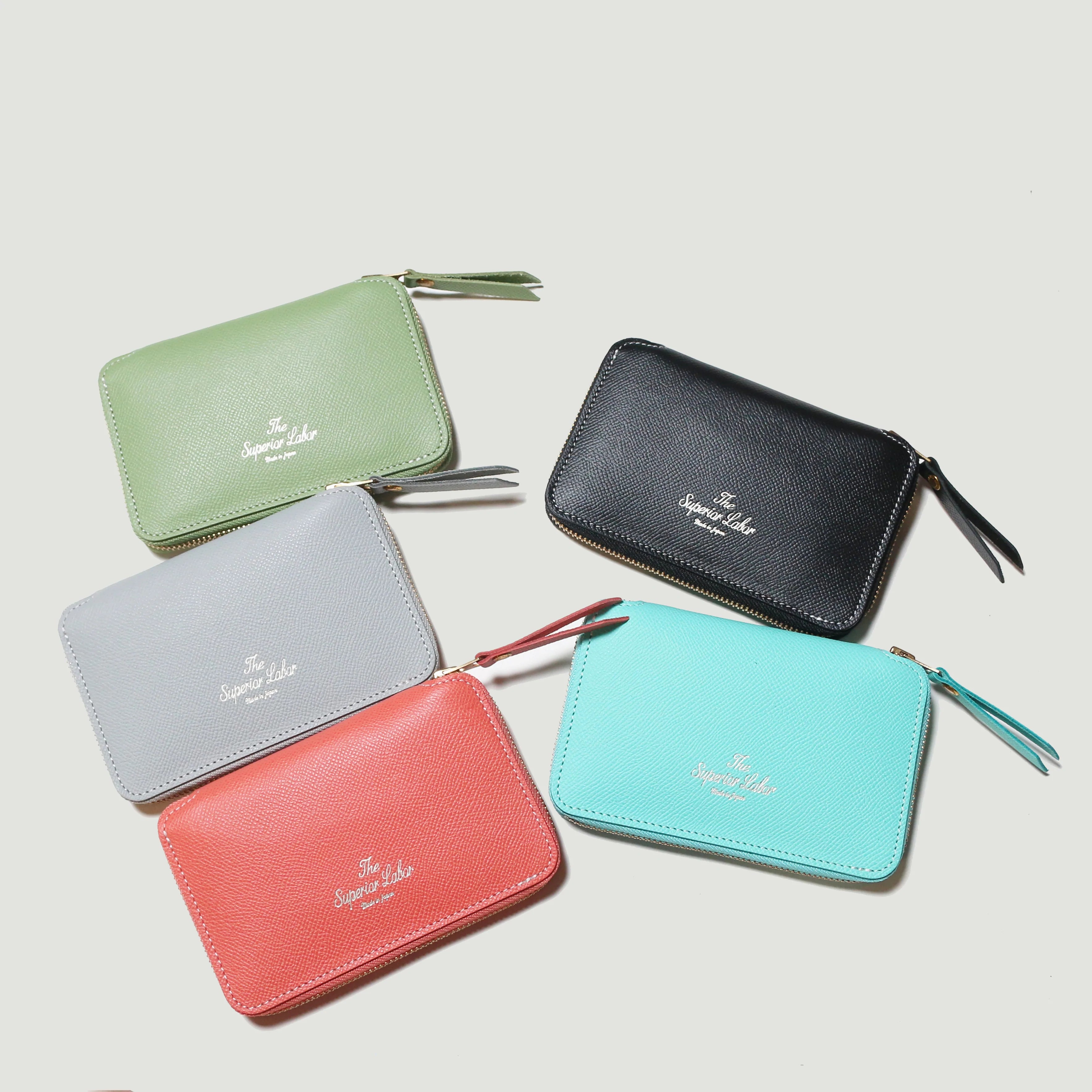 SL0801 Calf Zip Middle Wallet