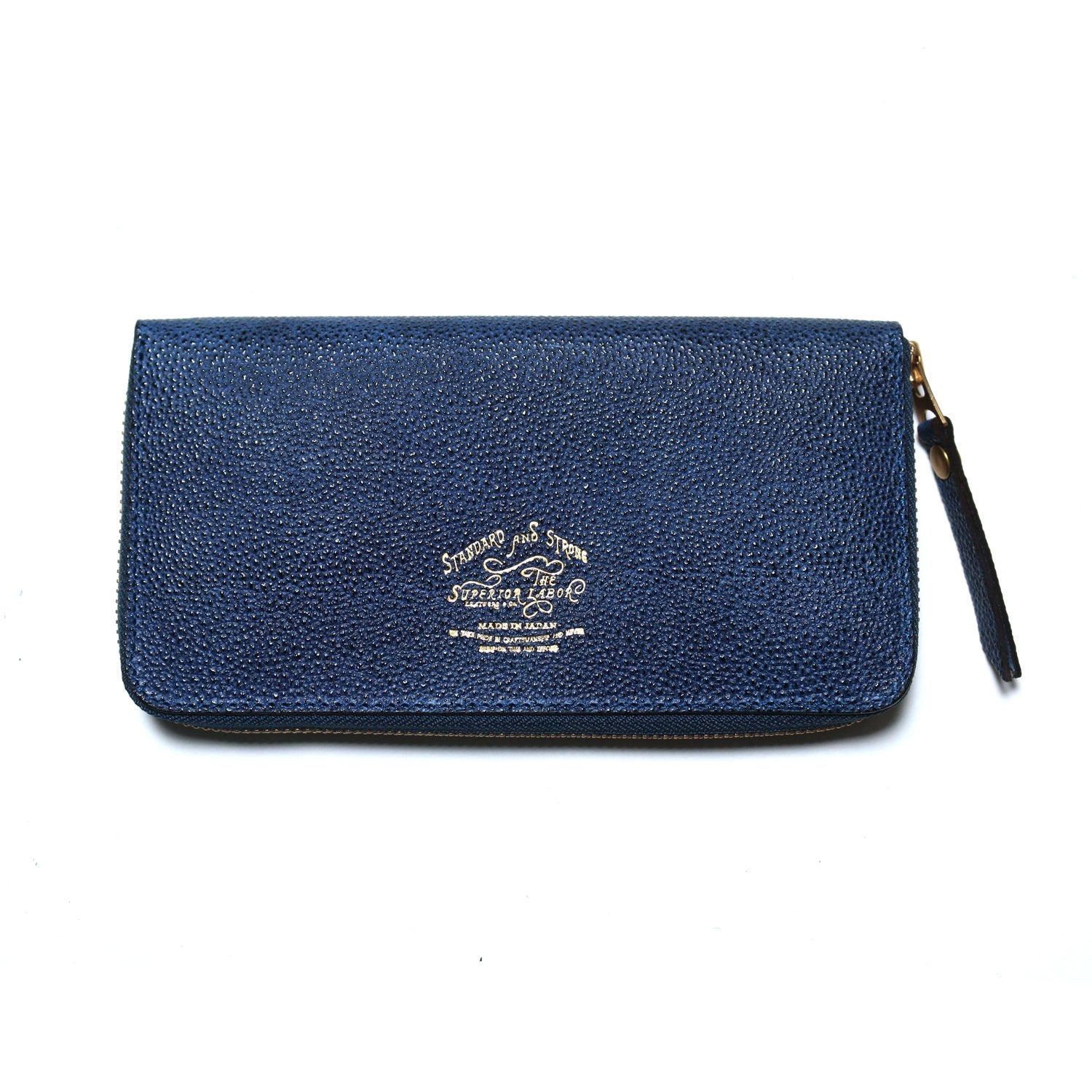 SL303 KUROZAN indigo zip long wallet