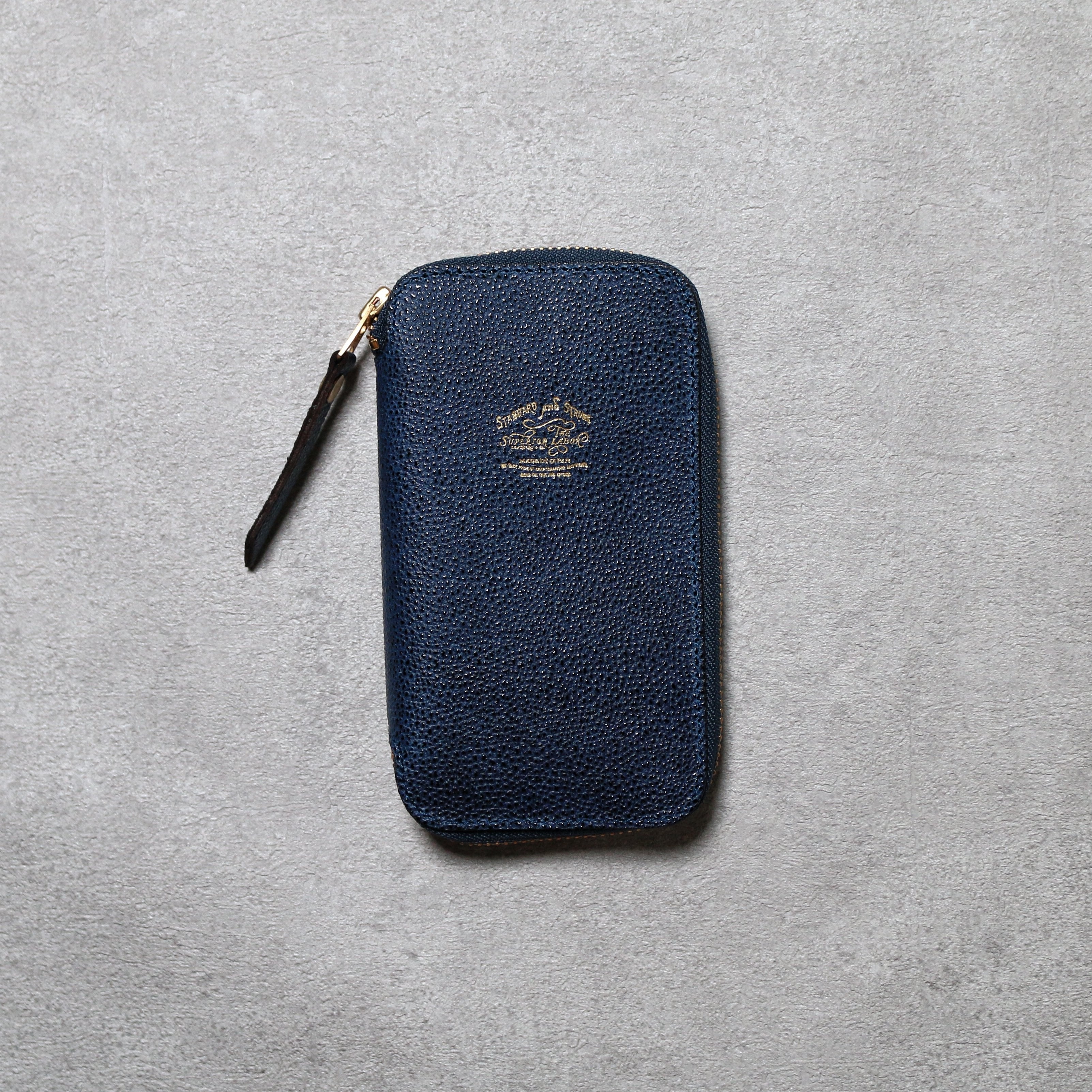 SL0317 KUROZAN indigo zip pen case