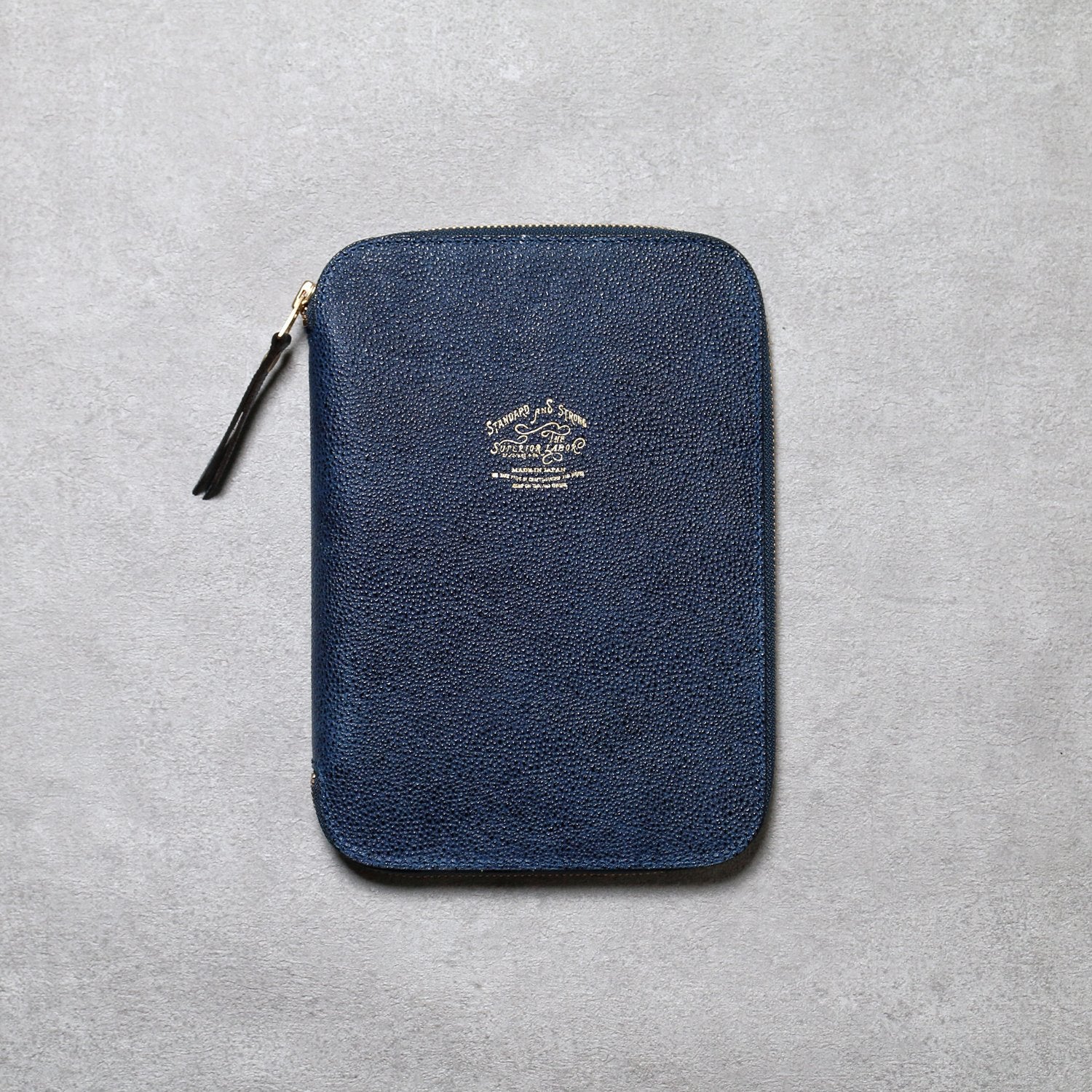 SL0313 KUROZAN indigo zip organizer