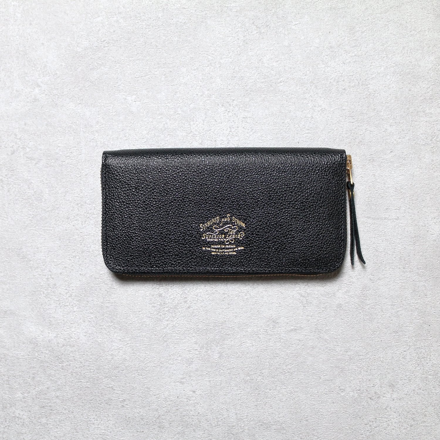 SL302 KUROZAN zip long wallet