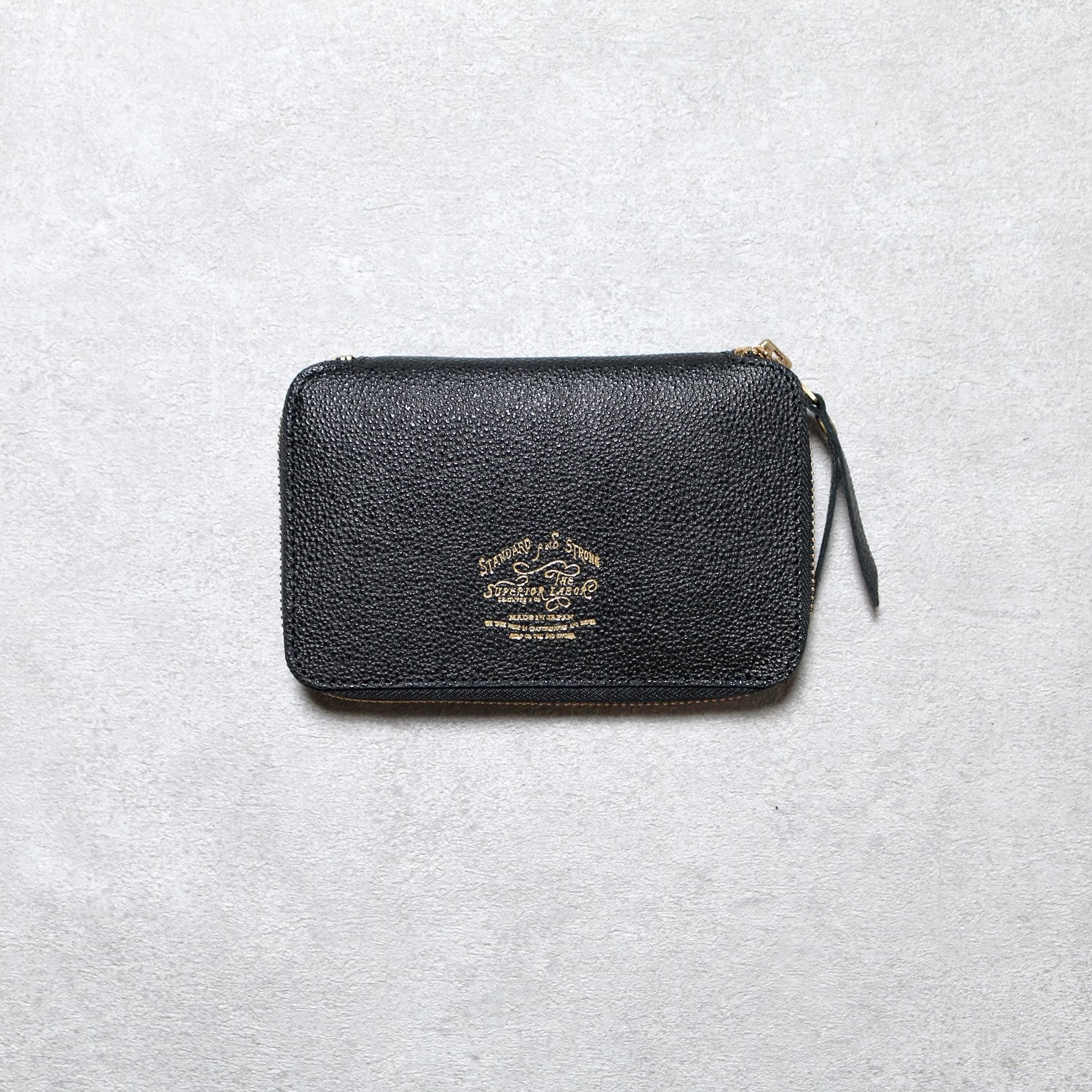 SL0304 KUROZAN zip middle wallet