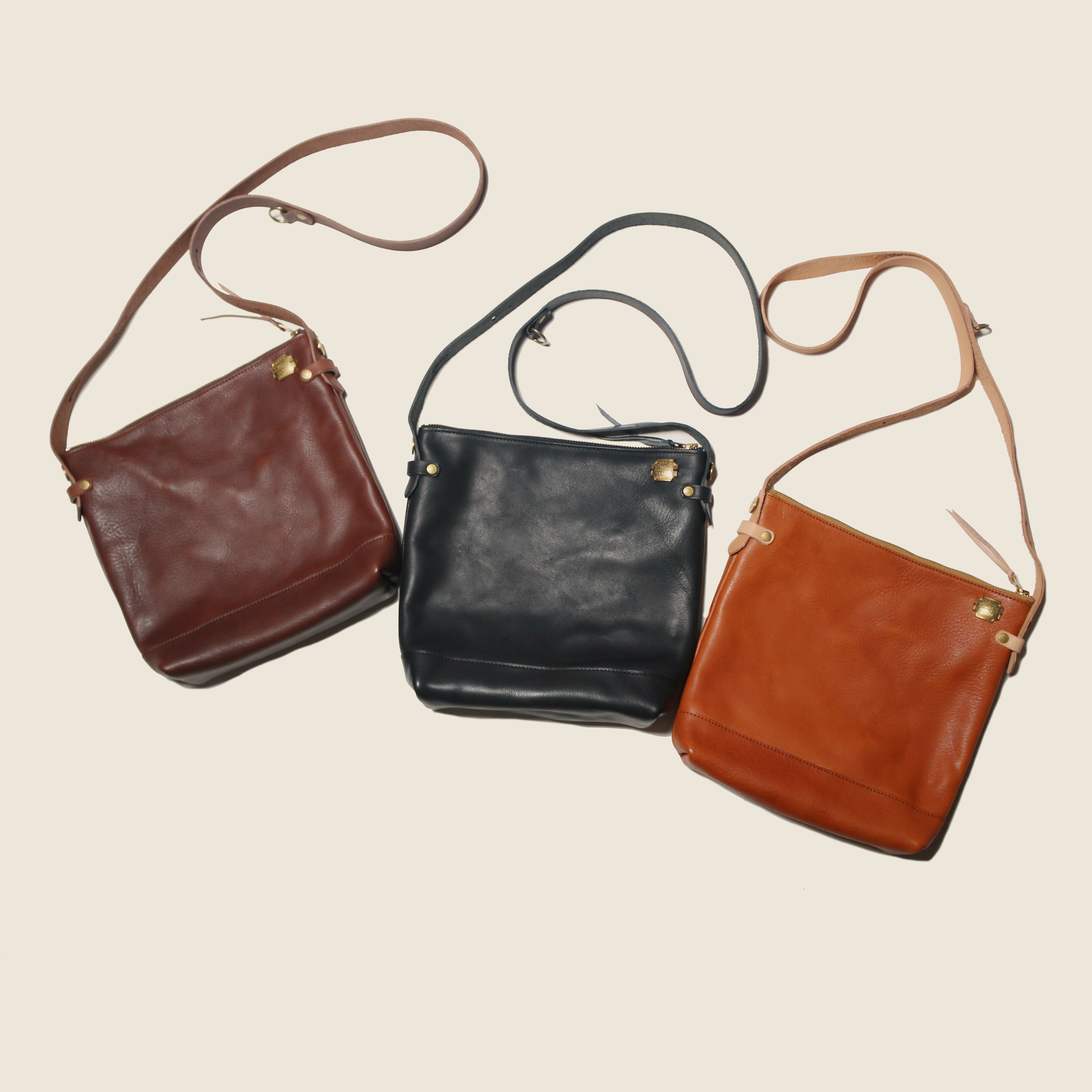 SL0047 leather shoulder bag deep S