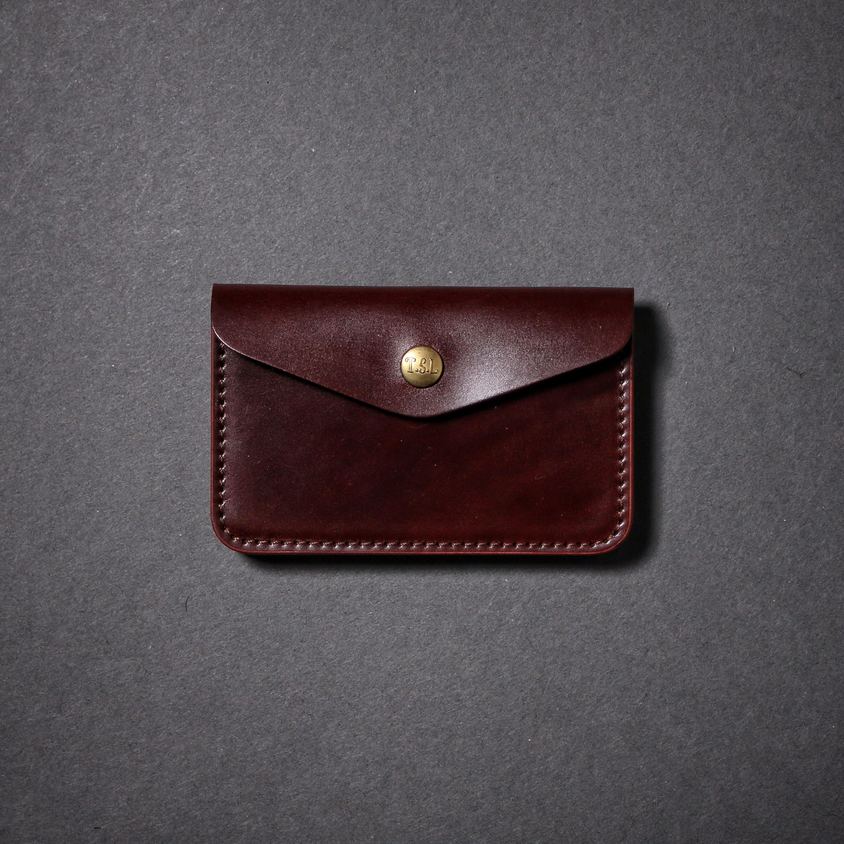SL0250 cordovan  traveler's small purse