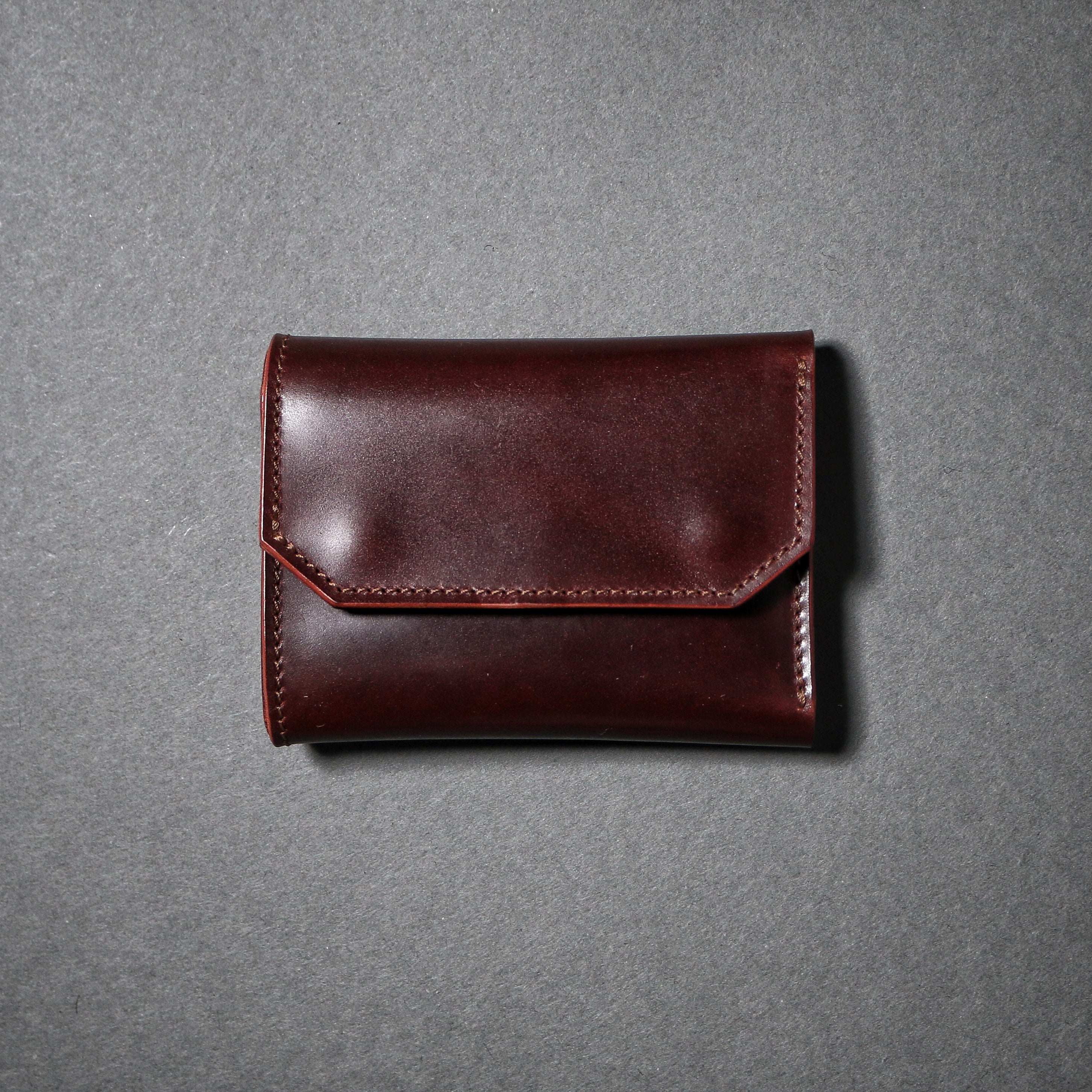 BARNS Cordovan compact wallet