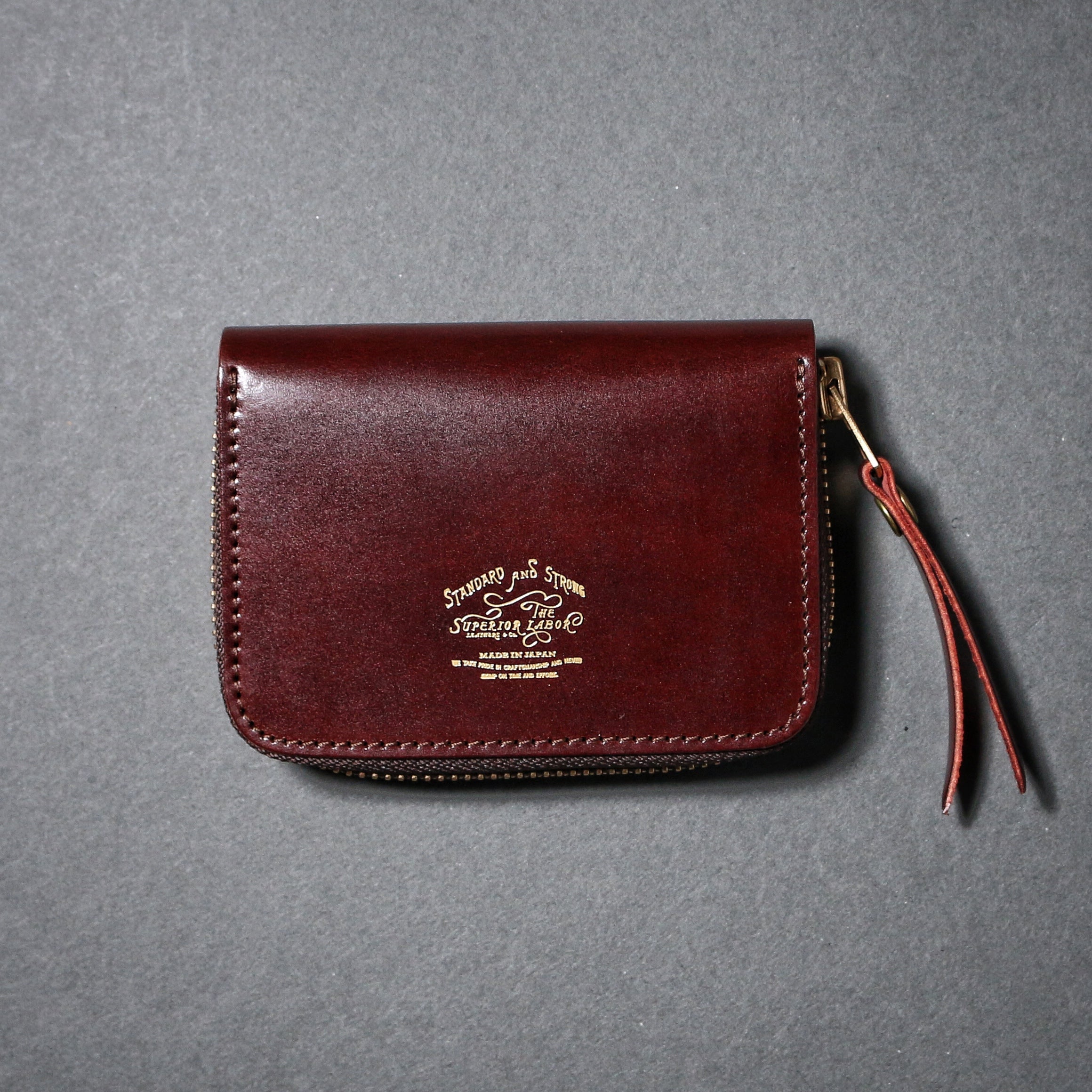 SL0193 cordovan zip small wallet | THE SUPERIOR LABOR / T.S.L CUB 