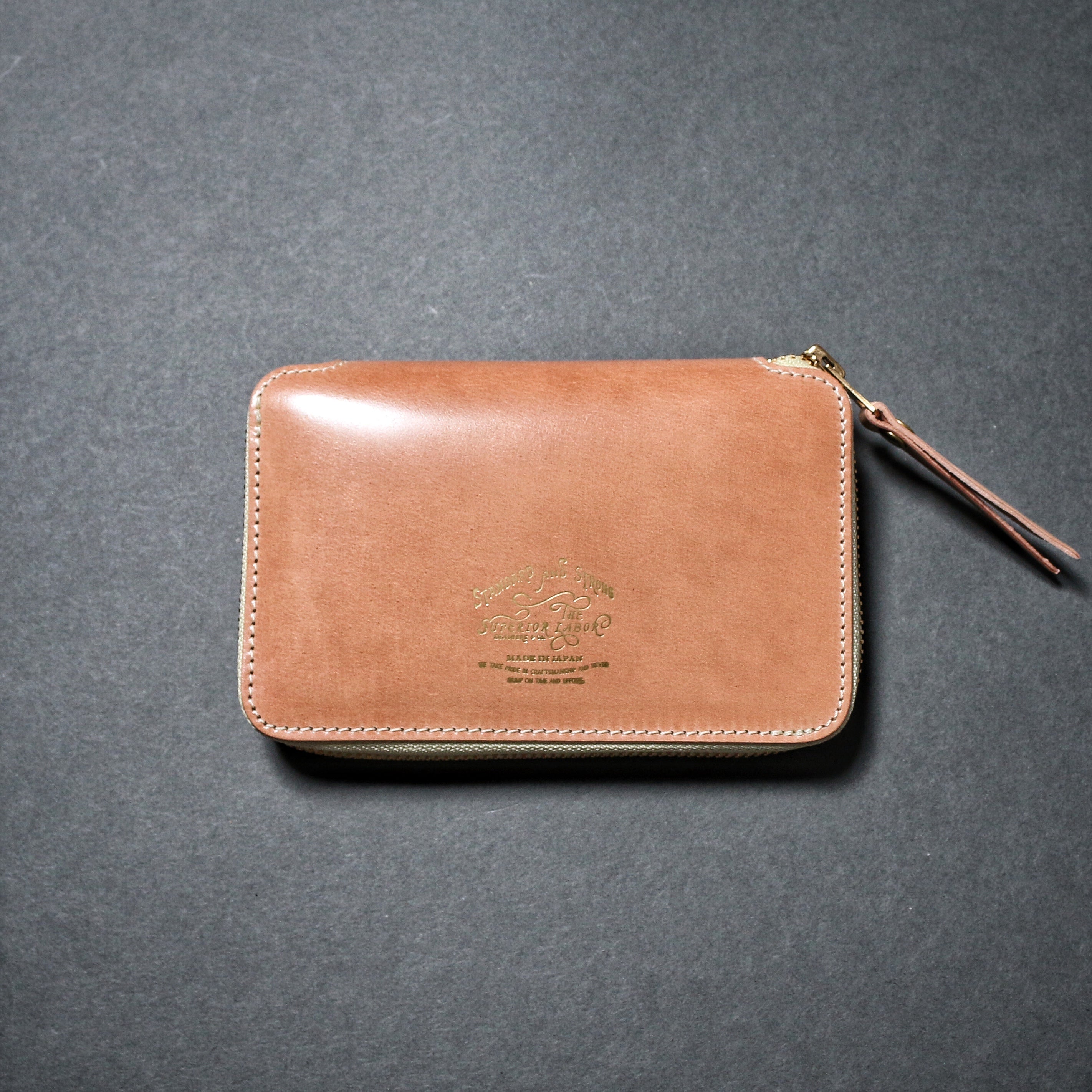 CORDOVAN Compact Wallet with Box Coin Purse – GANZO Official Store