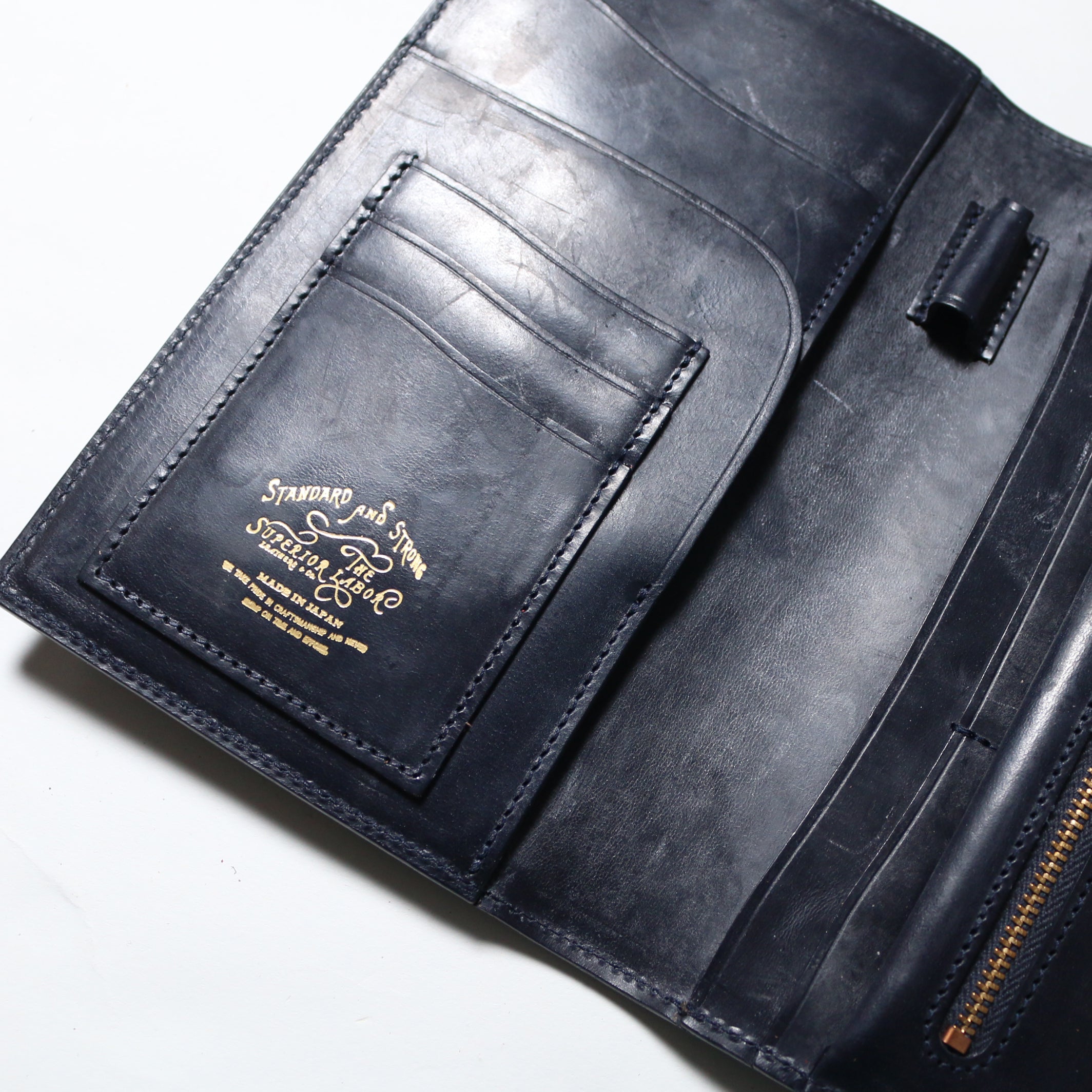 SL173 bridle leather traveler’s purse