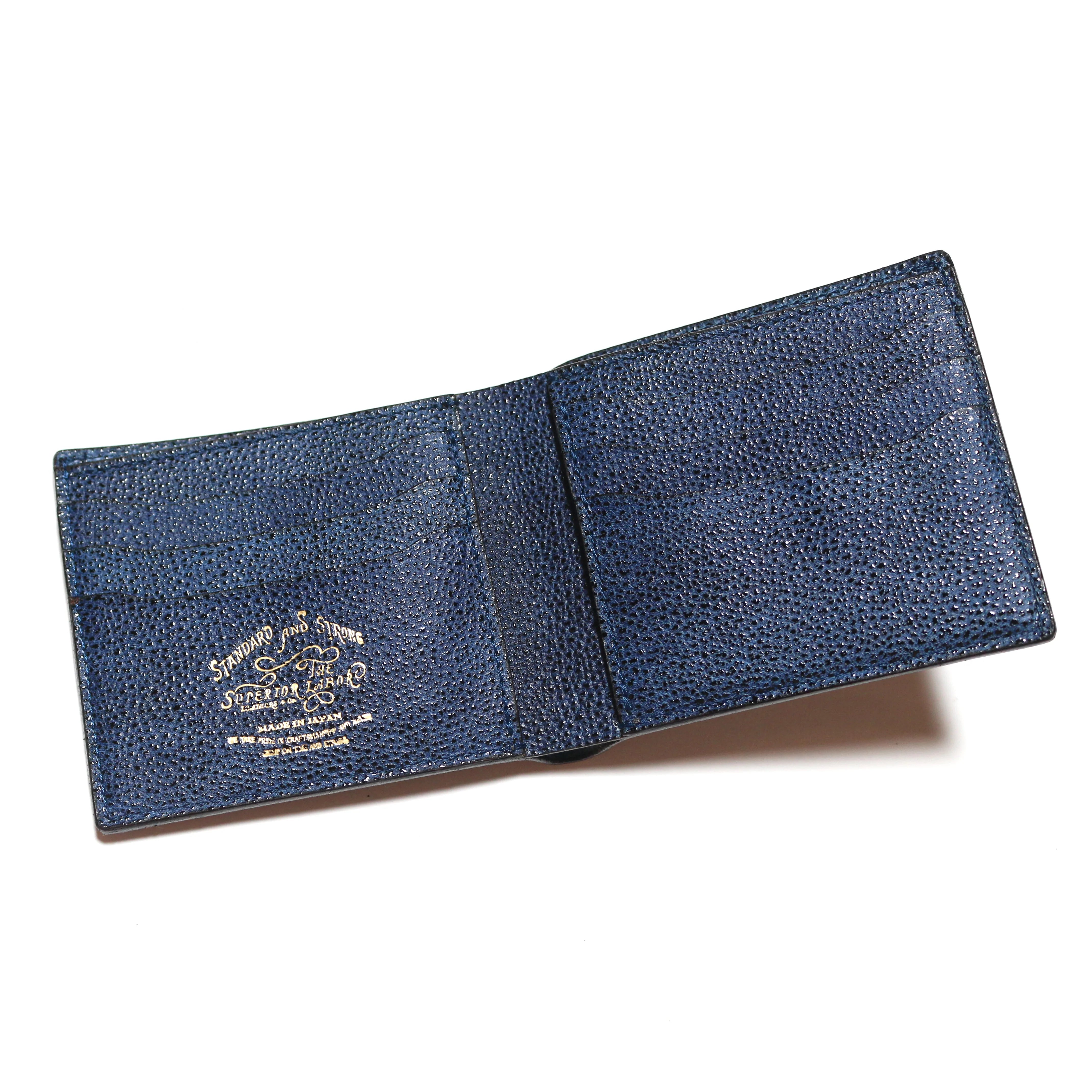 SL0319 KUROZAN indigo wallet (bill and cards)