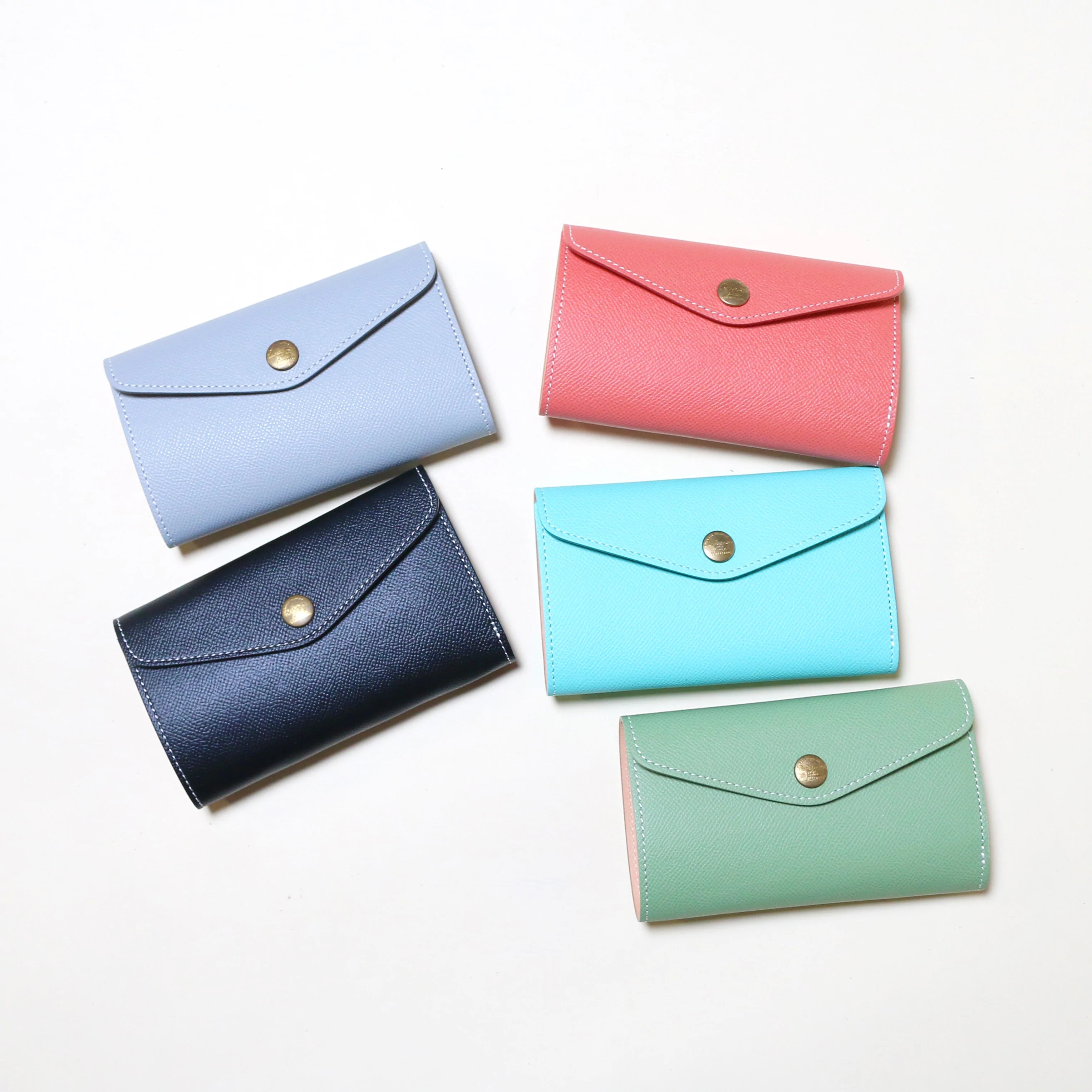 SL0804 Calf Flap Middle Wallet