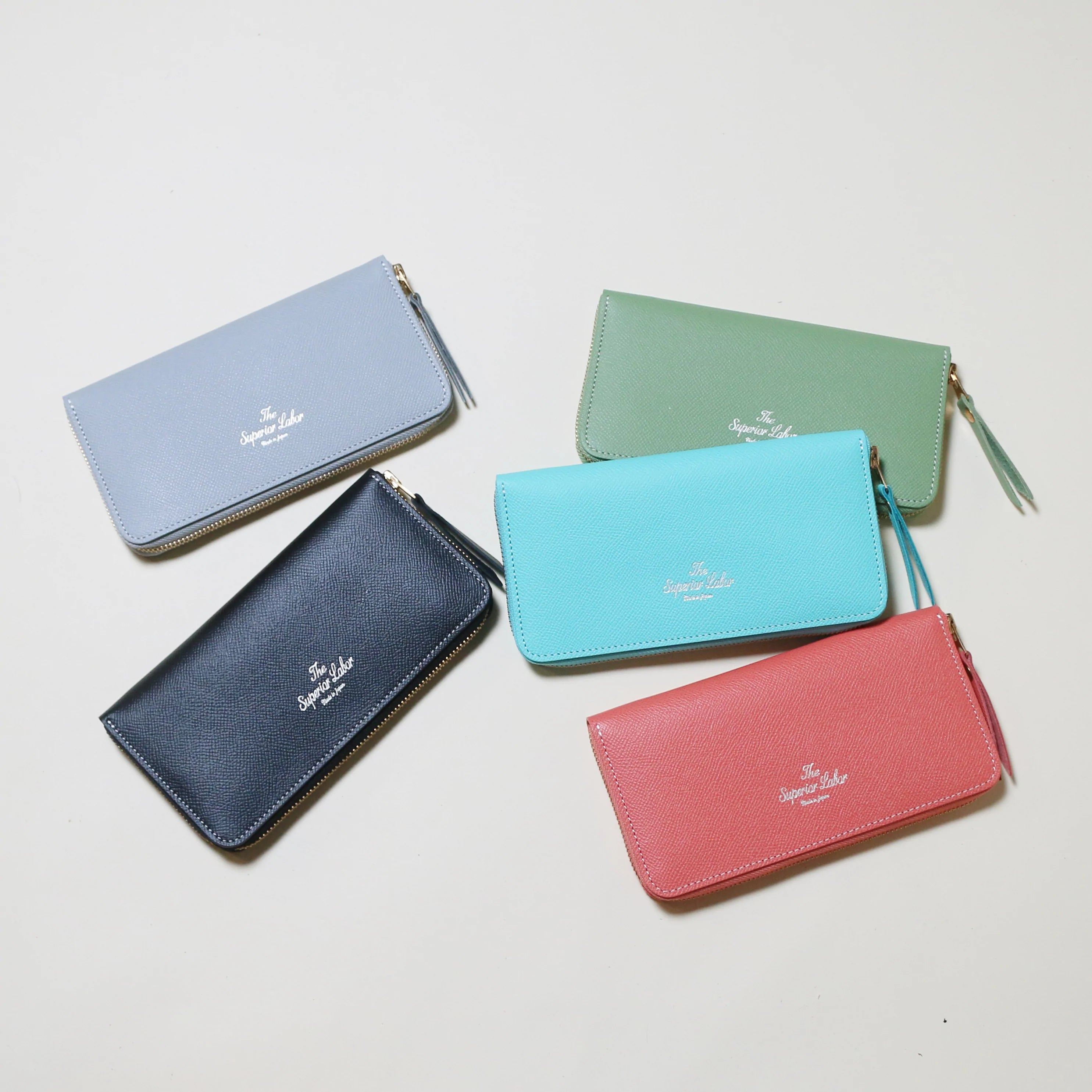 SL0800 Calf zip long wallet