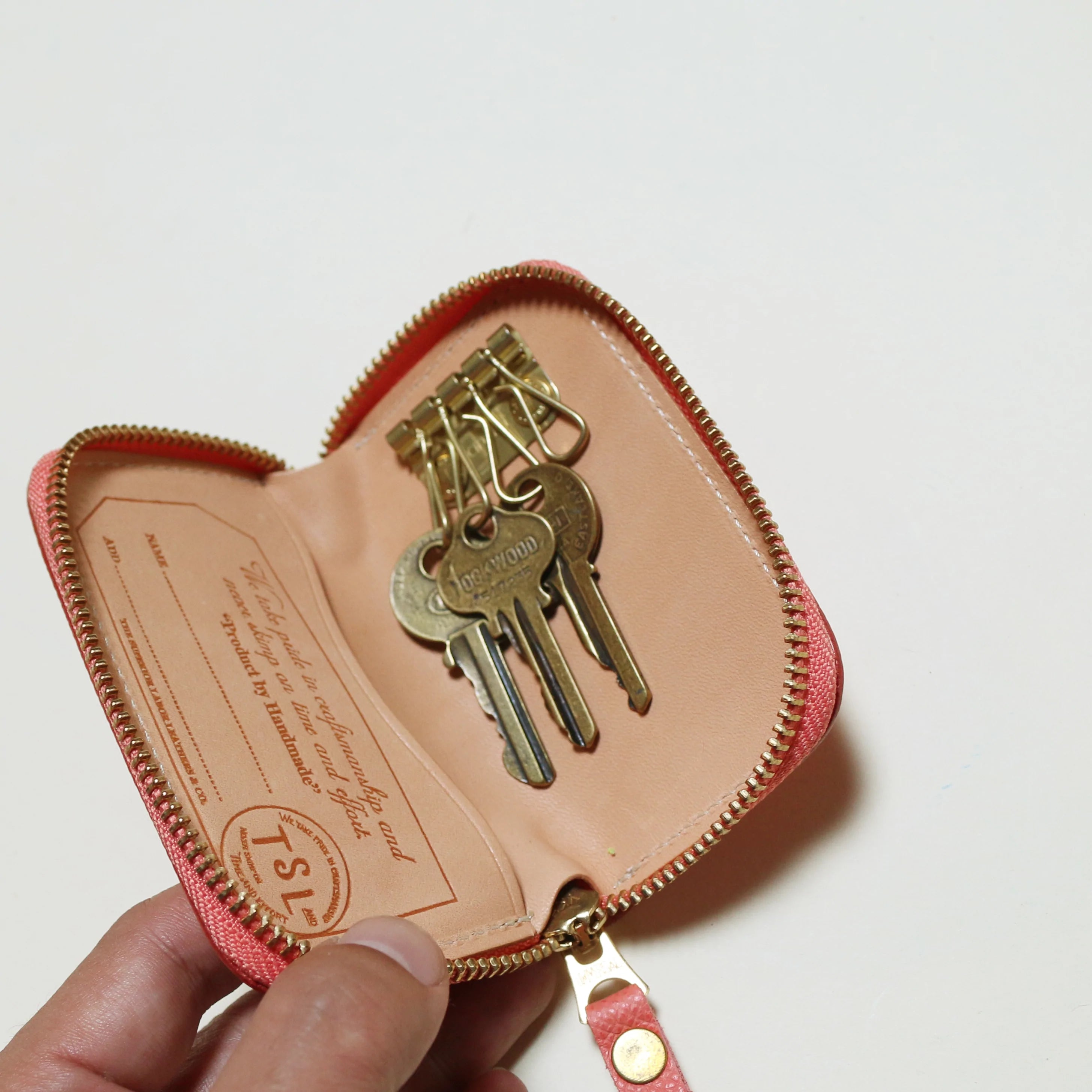 SL0811 Calf Zip Key Case SL0811 Calf Zip Key Case