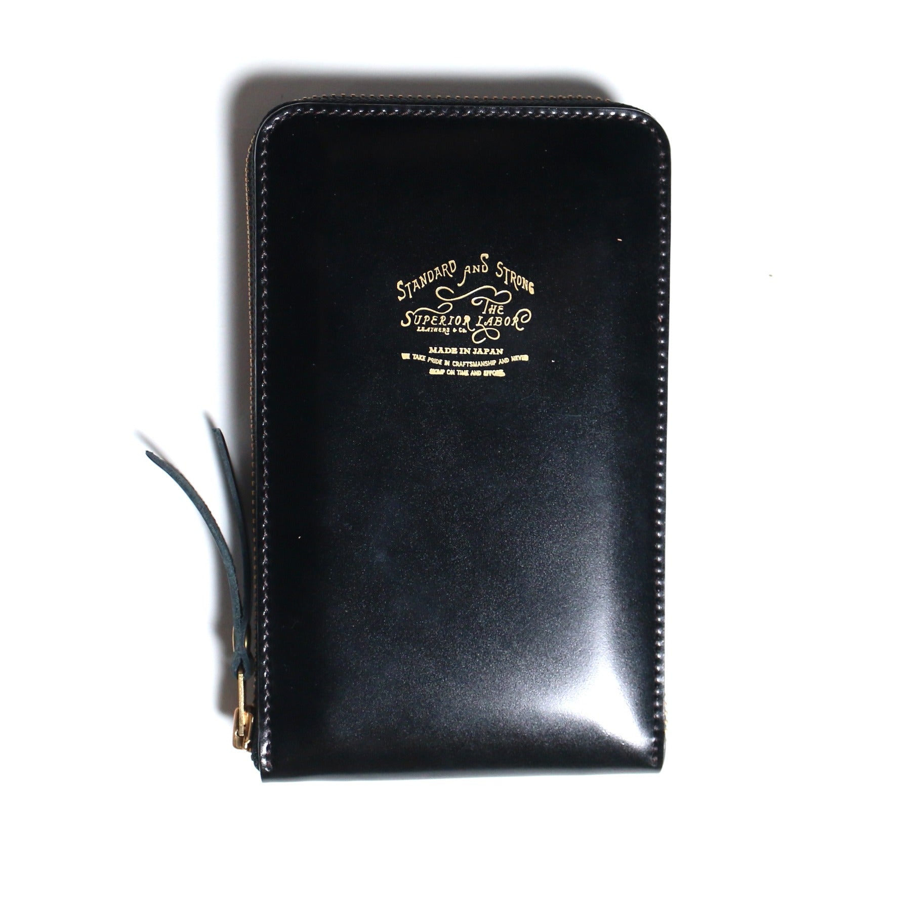 SL0190 cordovan vertical zip wallet | THE SUPERIOR LABOR / T.S.L 